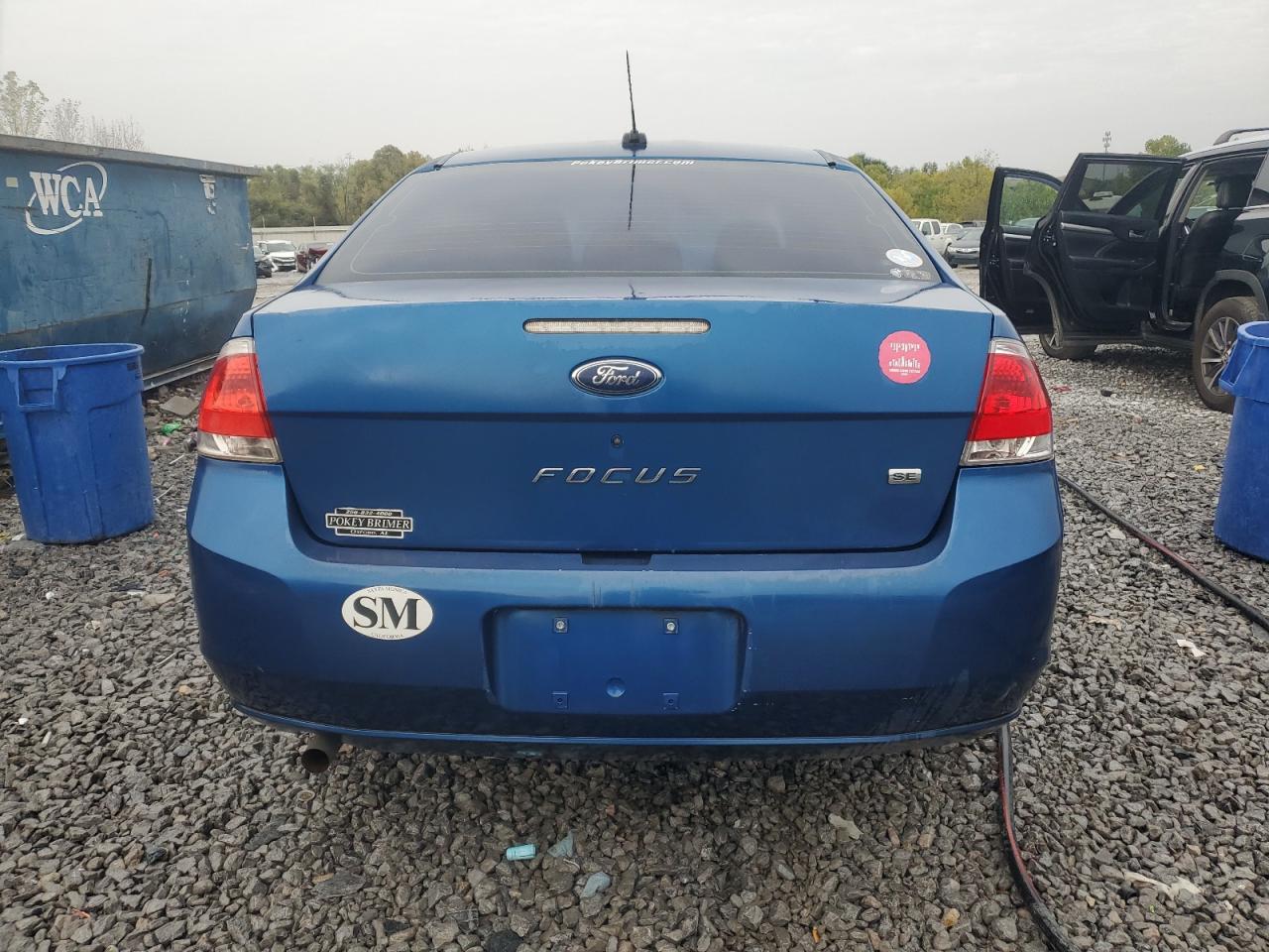 2009 Ford Focus Se Blue vin: 1FAHP35N39W215702