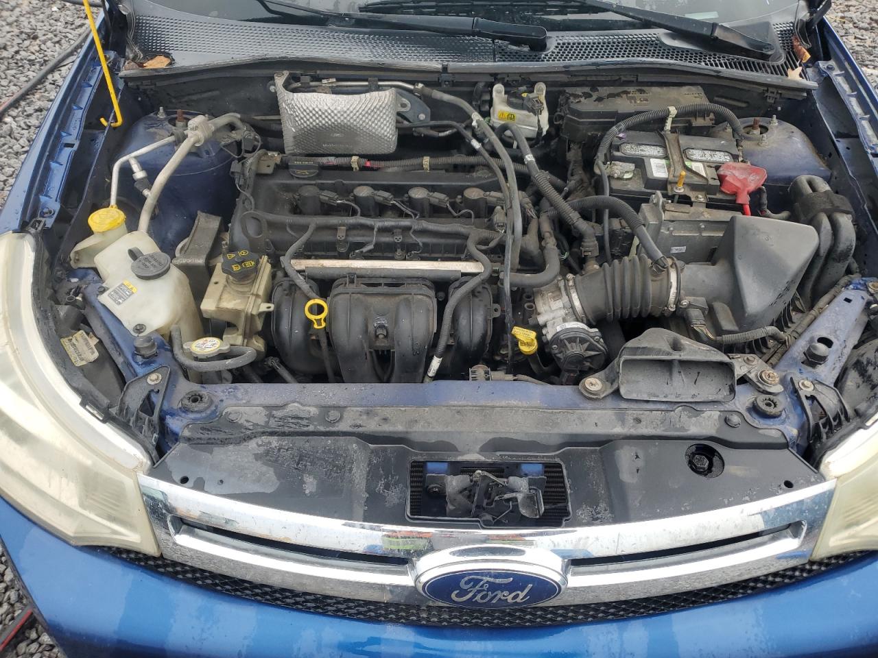 2009 Ford Focus Se Blue vin: 1FAHP35N39W215702
