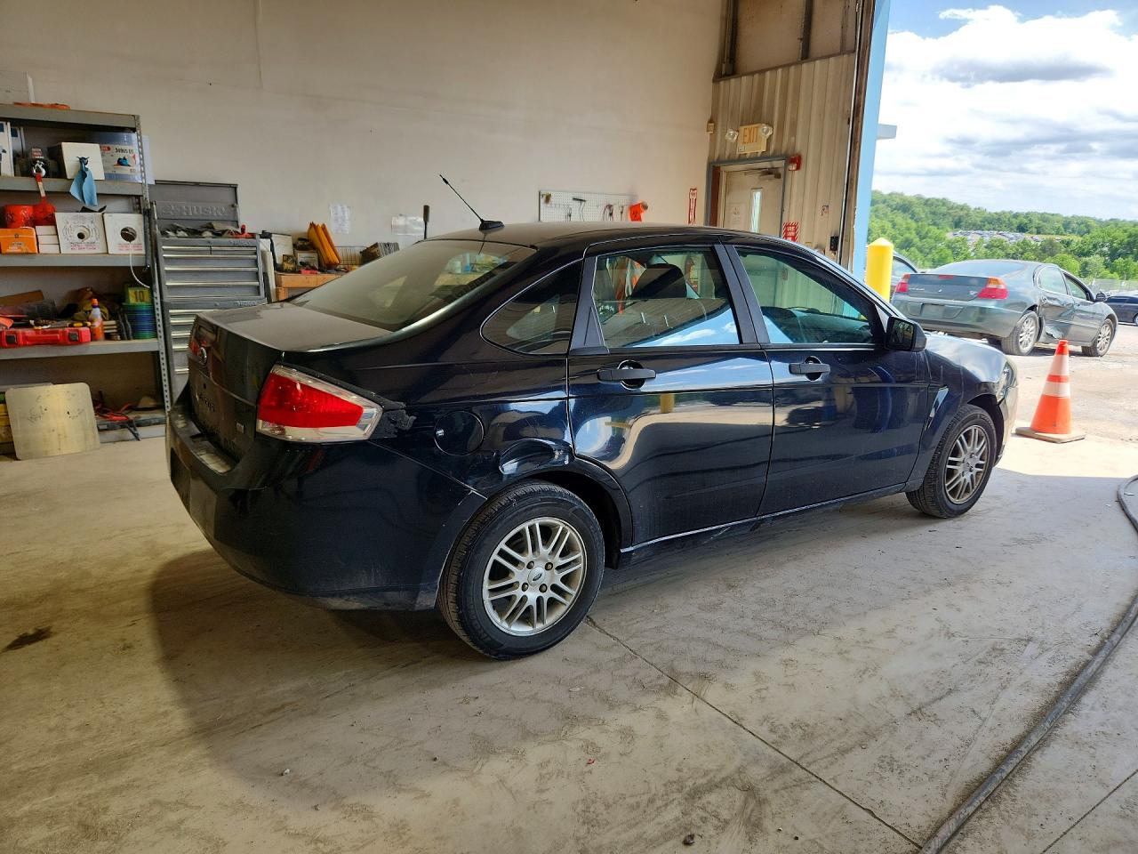2009 Ford Focus Se Black vin: 1FAHP35N39W246805