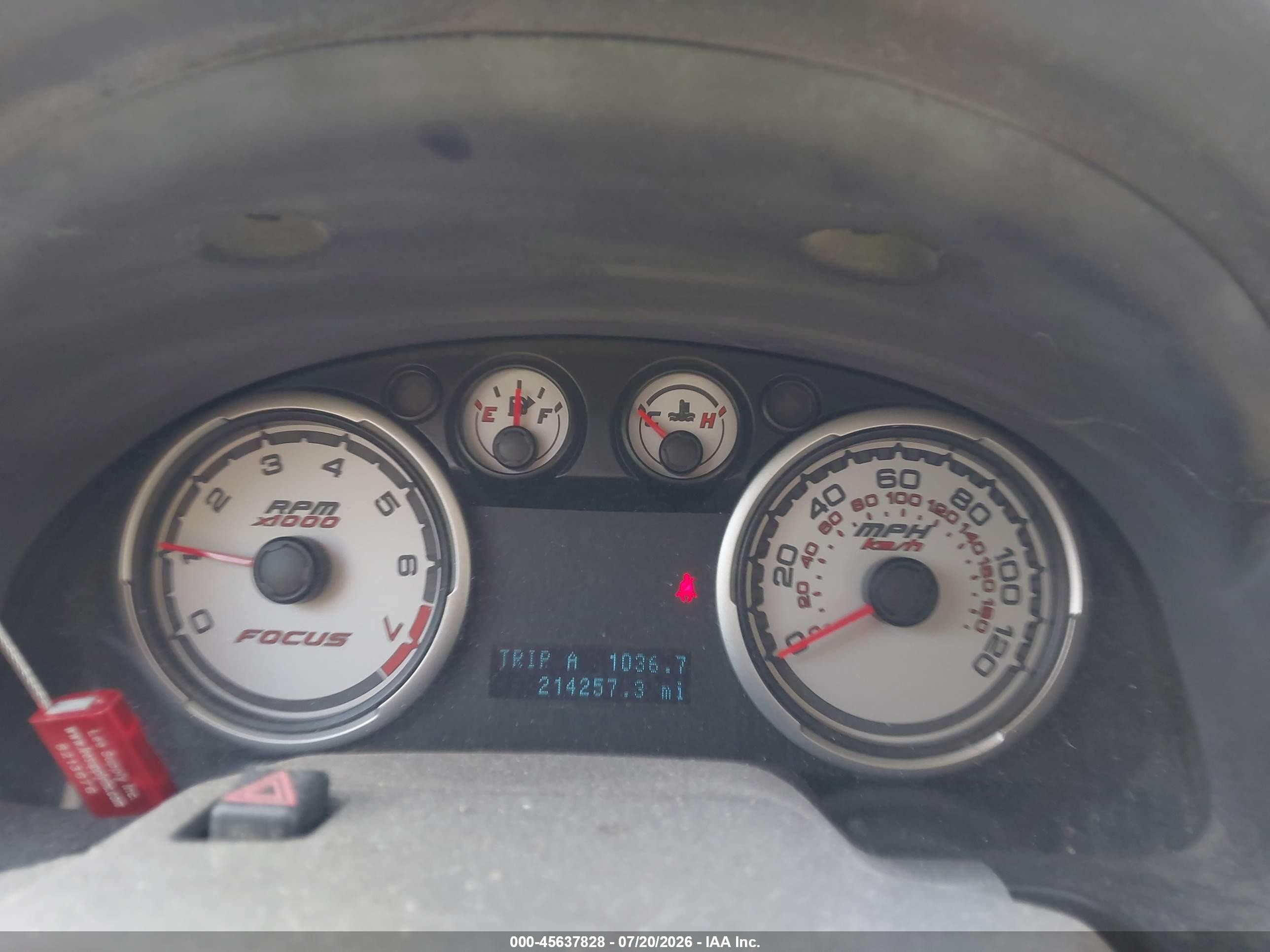 2009 Ford Focus Se Red vin: 1FAHP35N39W248165