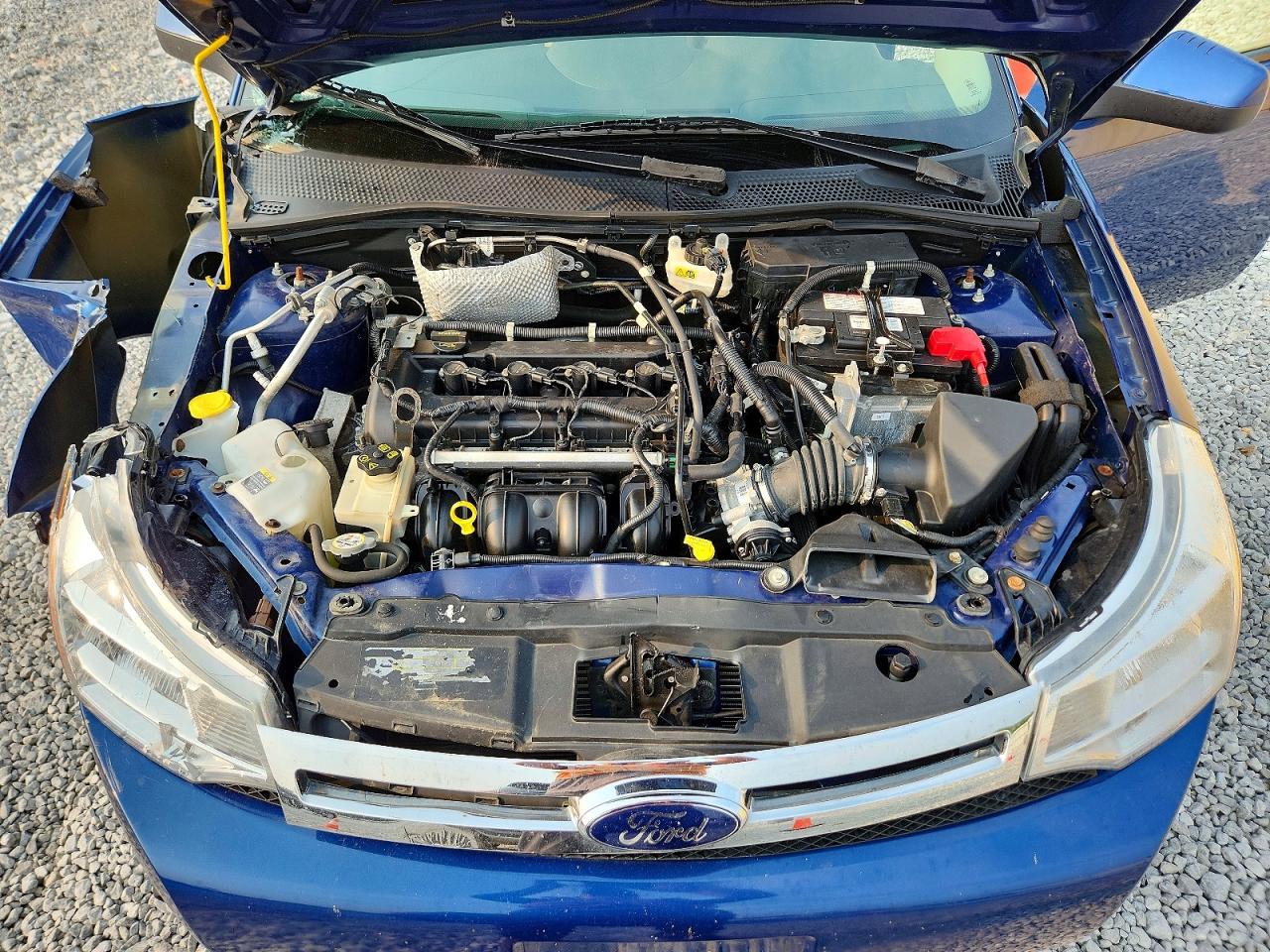 2008 Ford Focus Se Blue vin: 1FAHP35N48W100749