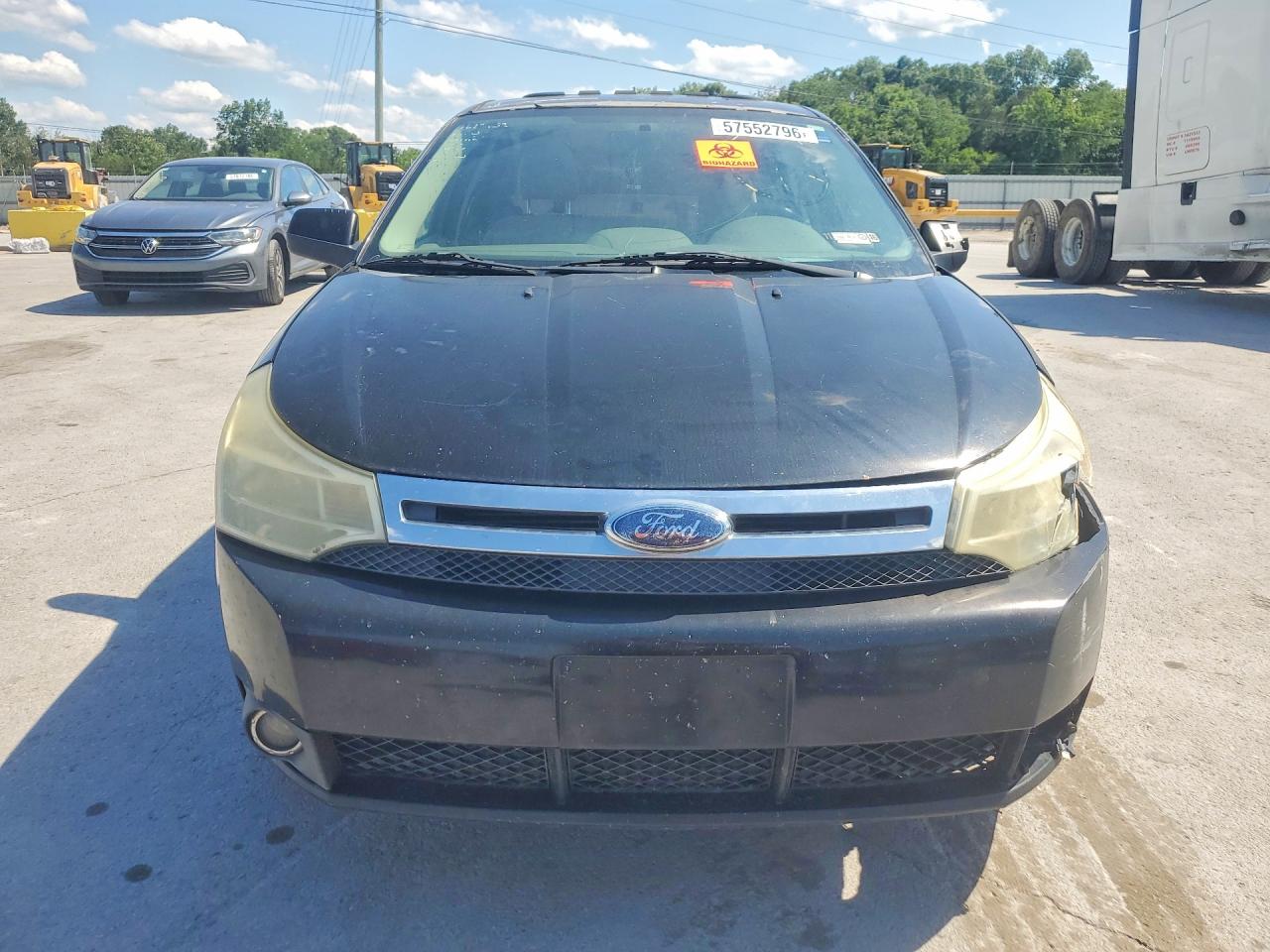 2008 Ford Focus Se/sel/ses Black vin: 1FAHP35N48W149143