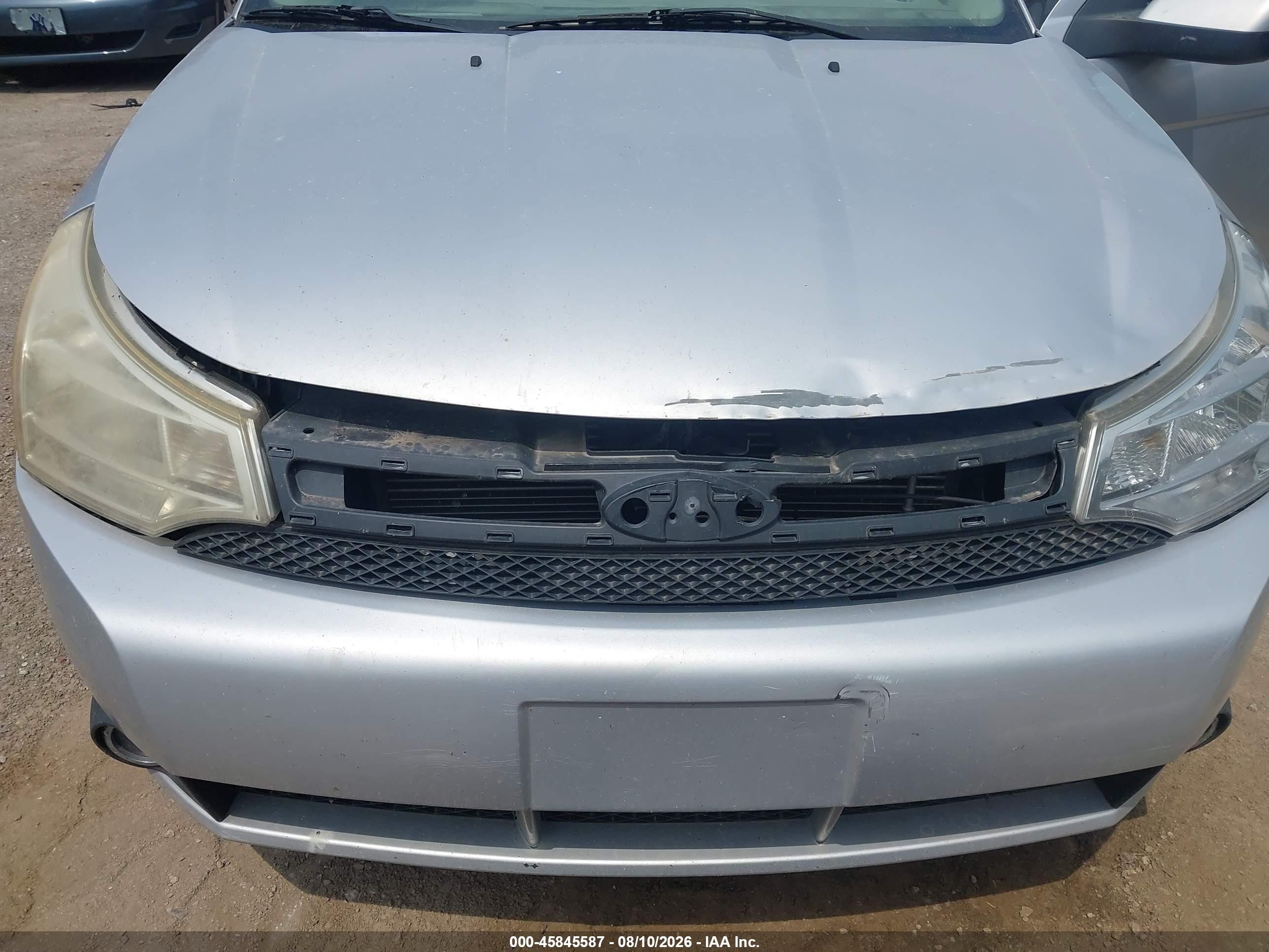 2008 Ford Focus Se/ses Серебряный vin: 1FAHP35N48W197287