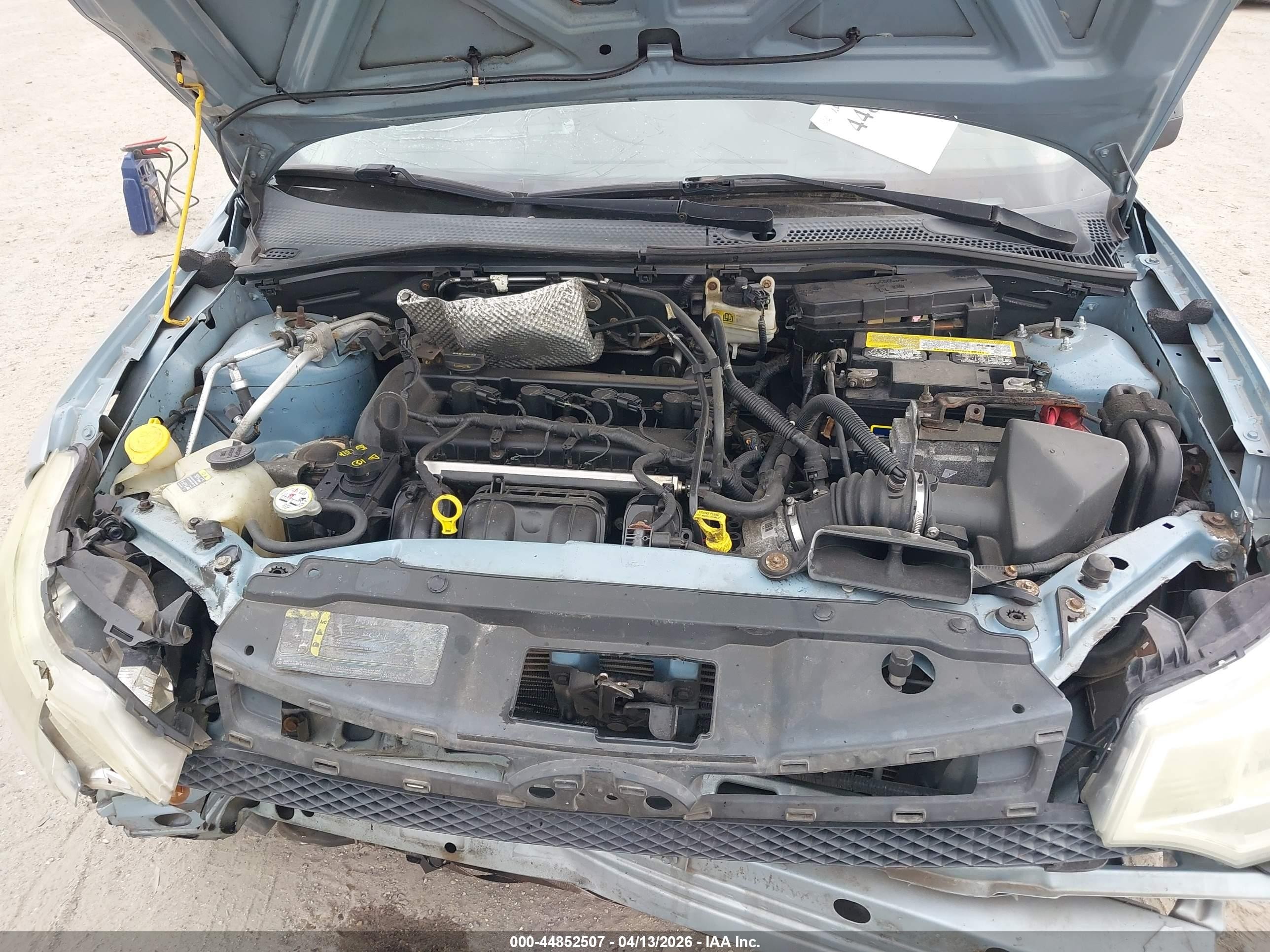 2008 Ford Focus Se/ses Light Blue vin: 1FAHP35N48W200432
