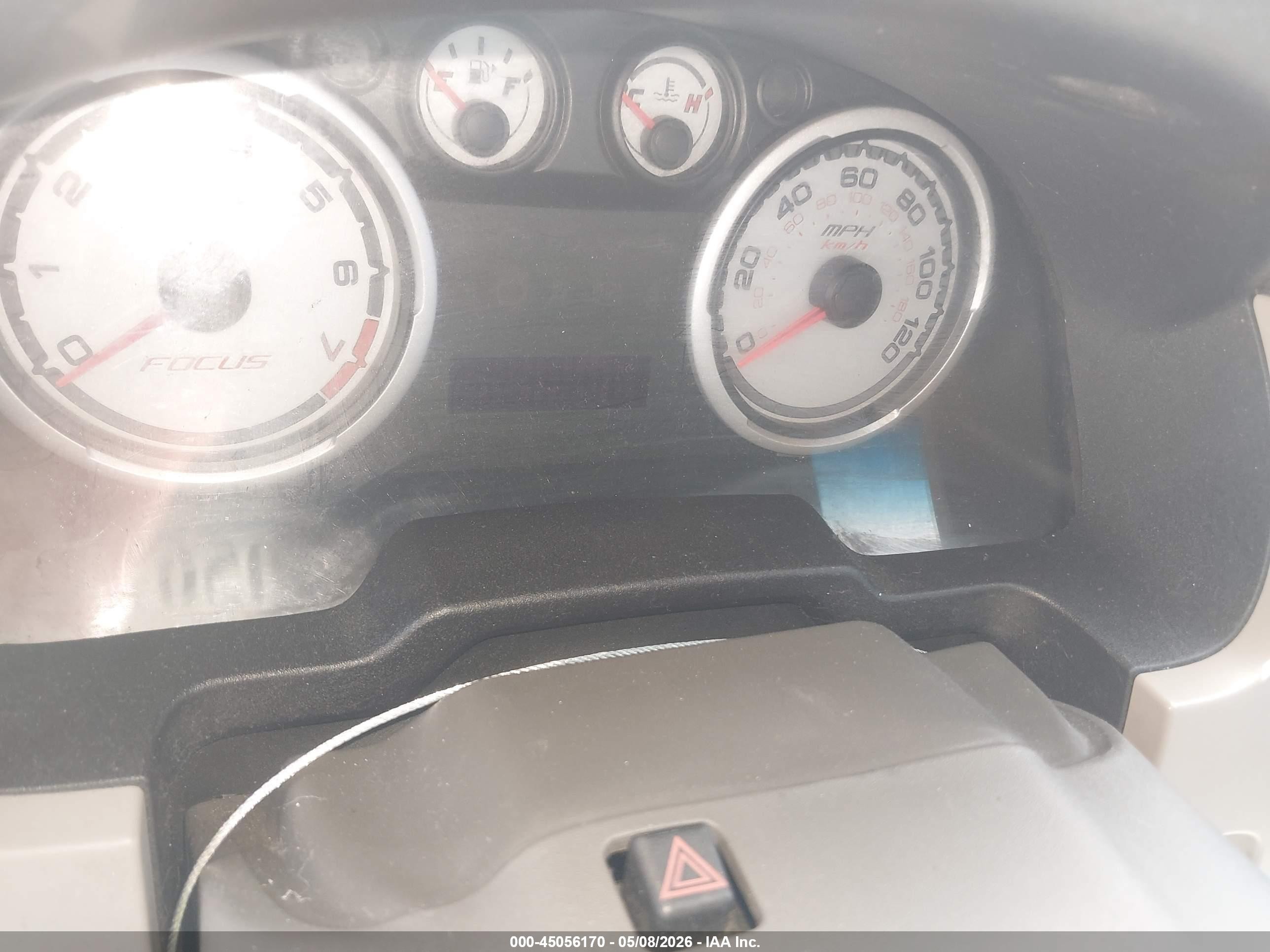 2008 Ford Focus Se/ses White vin: 1FAHP35N48W200656