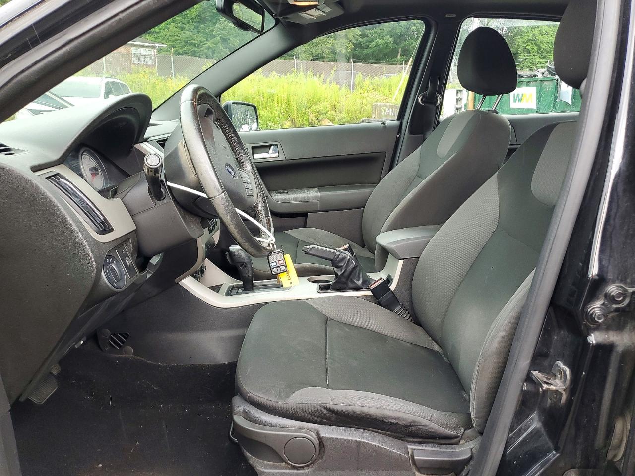 2008 Ford Focus Se Black vin: 1FAHP35N48W202293
