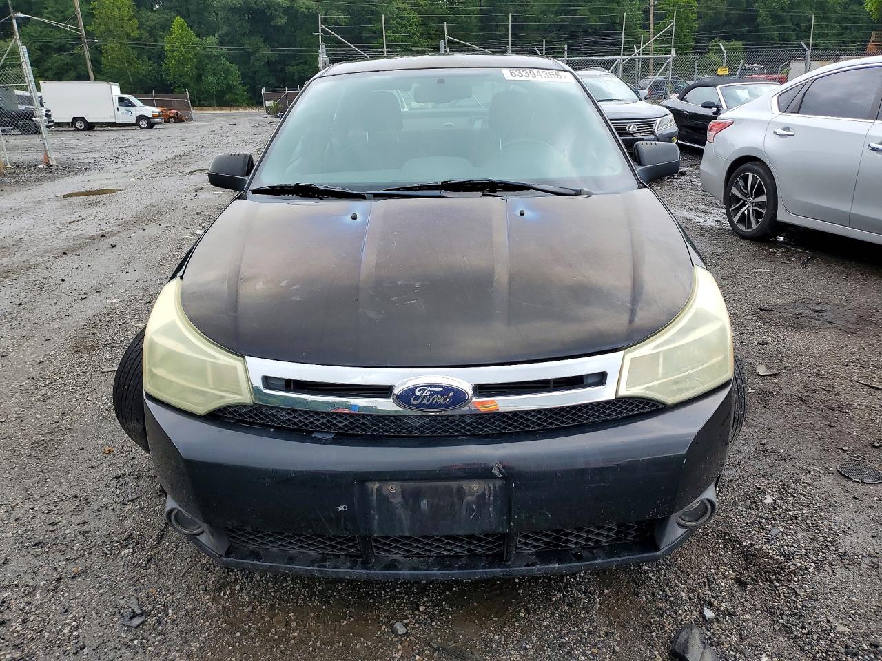 2008 Ford Focus Se Black vin: 1FAHP35N48W202293