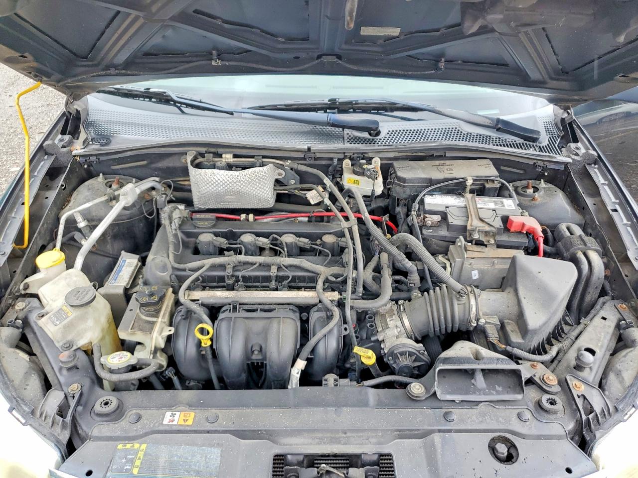 2008 Ford Focus Se Black vin: 1FAHP35N48W202293