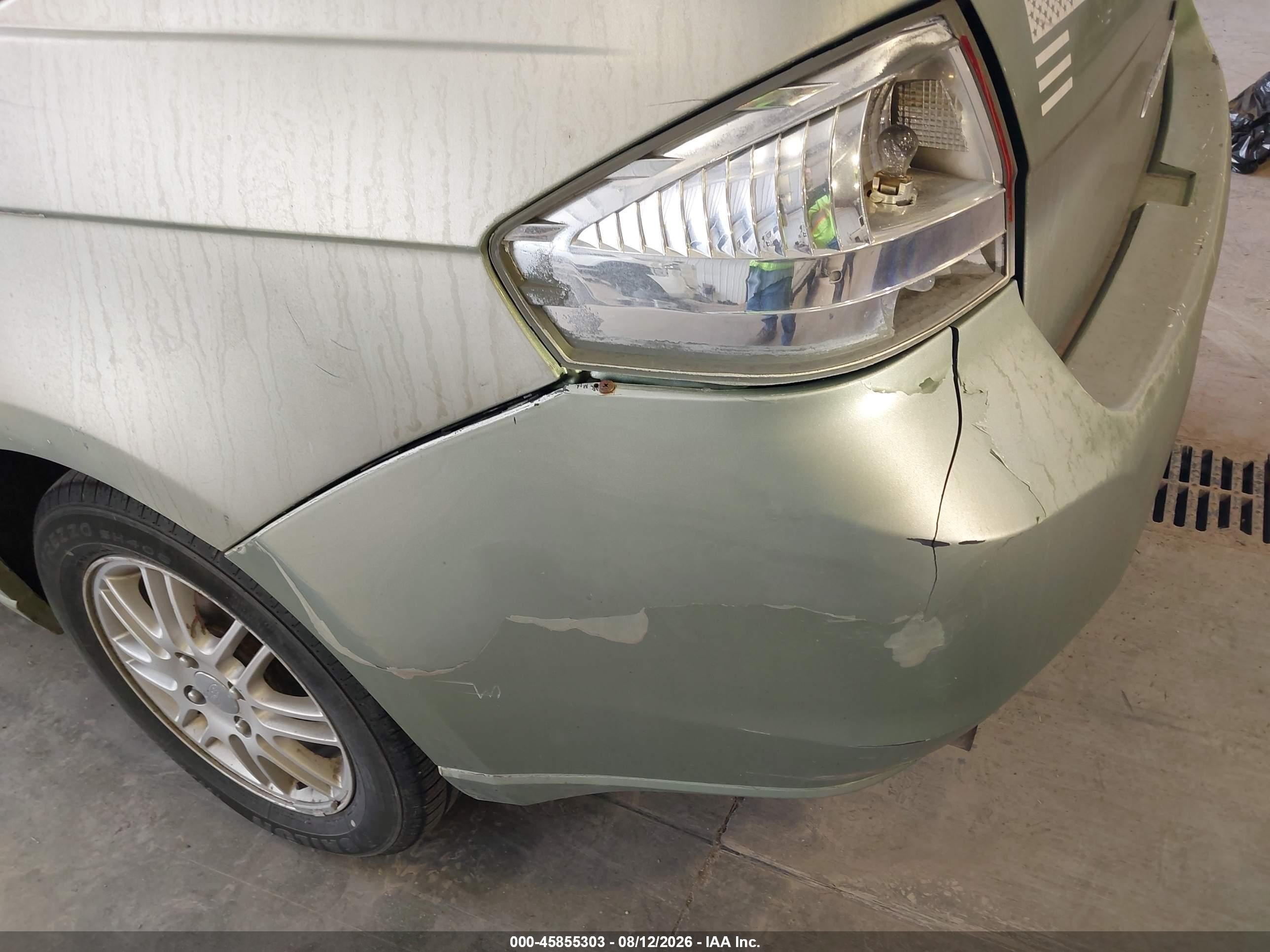 2008 Ford Focus Se Green vin: 1FAHP35N48W245774