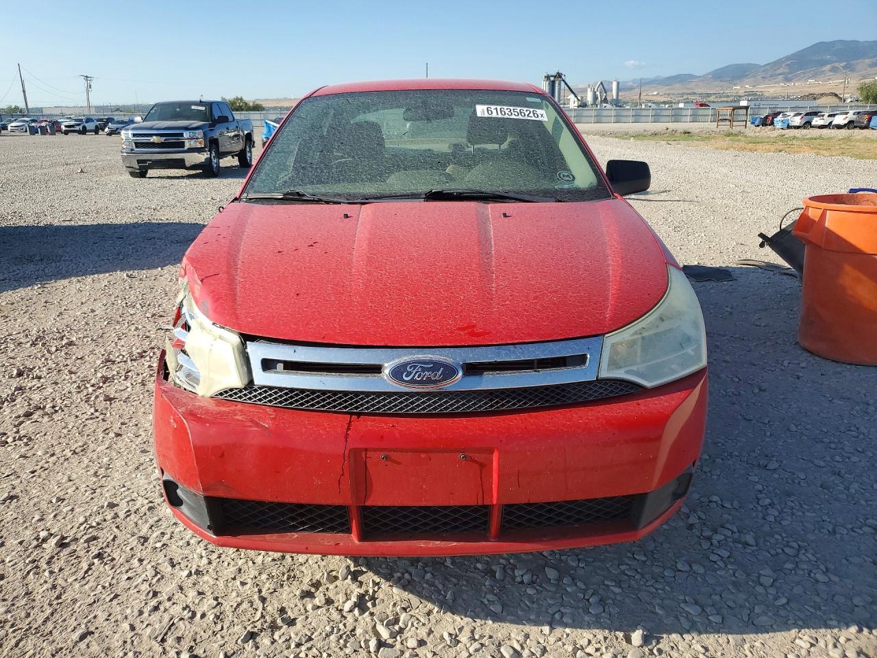 2008 Ford Focus Se Red vin: 1FAHP35N48W269783