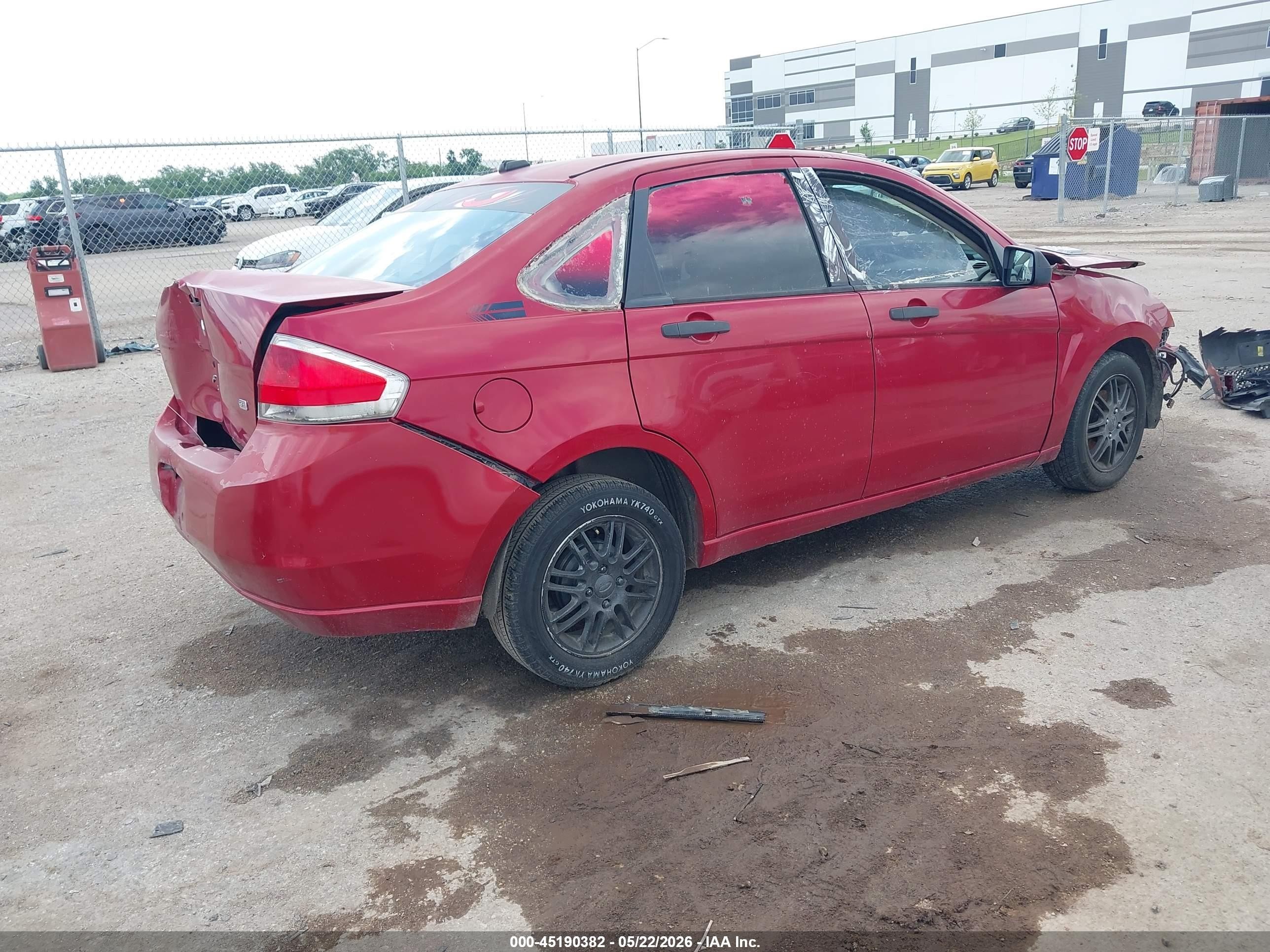 2009 Ford Focus Se Red vin: 1FAHP35N49W109968