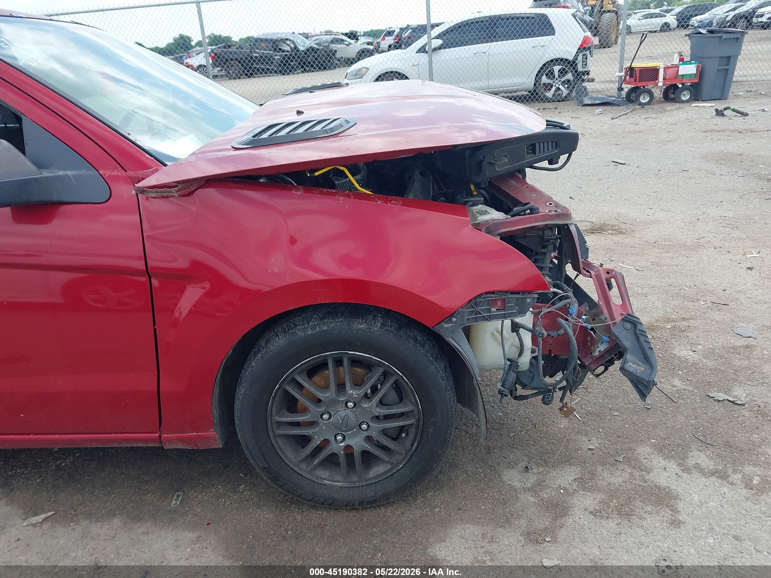 2009 Ford Focus Se Red vin: 1FAHP35N49W109968