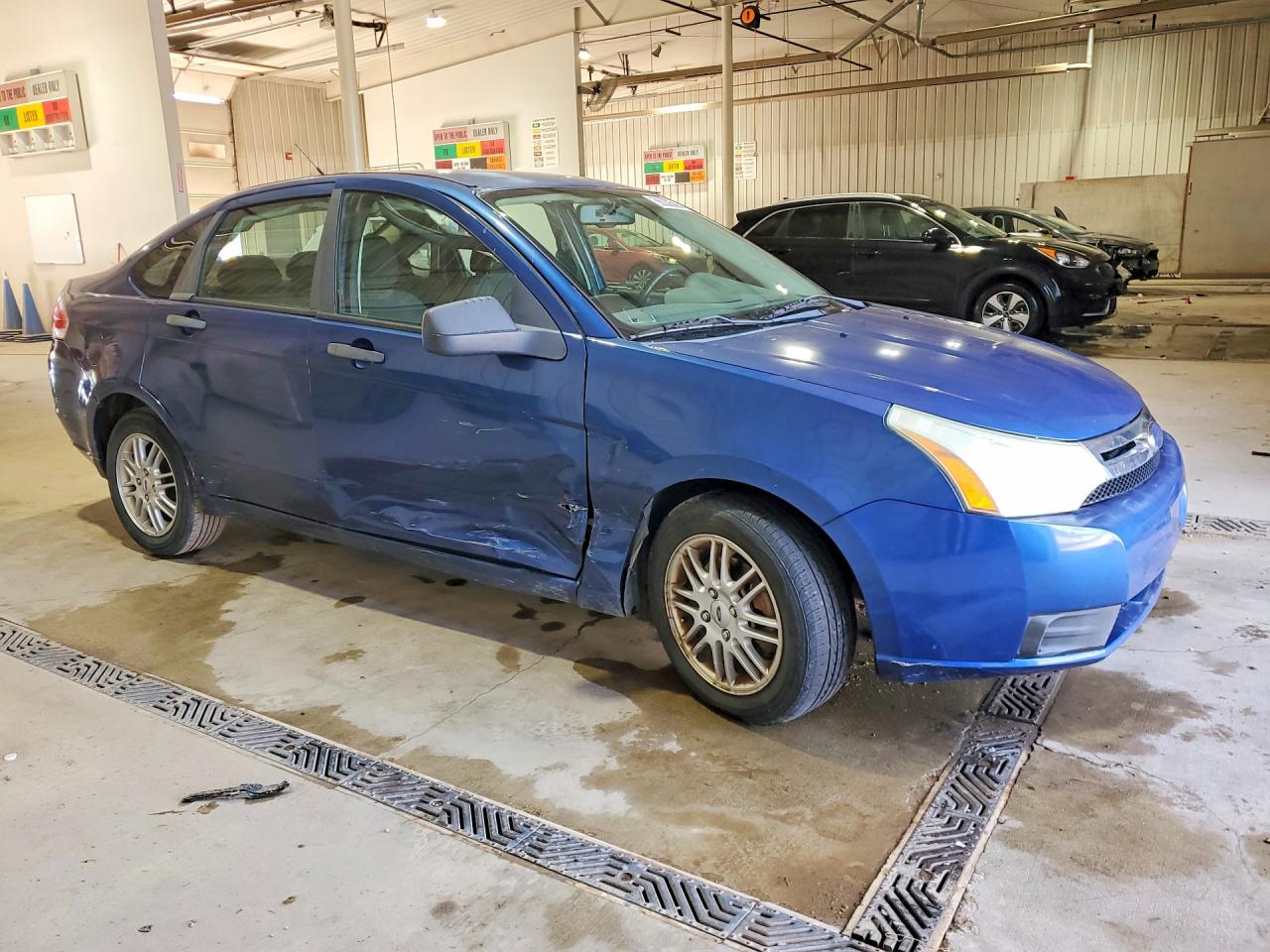 2009 Ford Focus Se Синий vin: 1FAHP35N49W123787