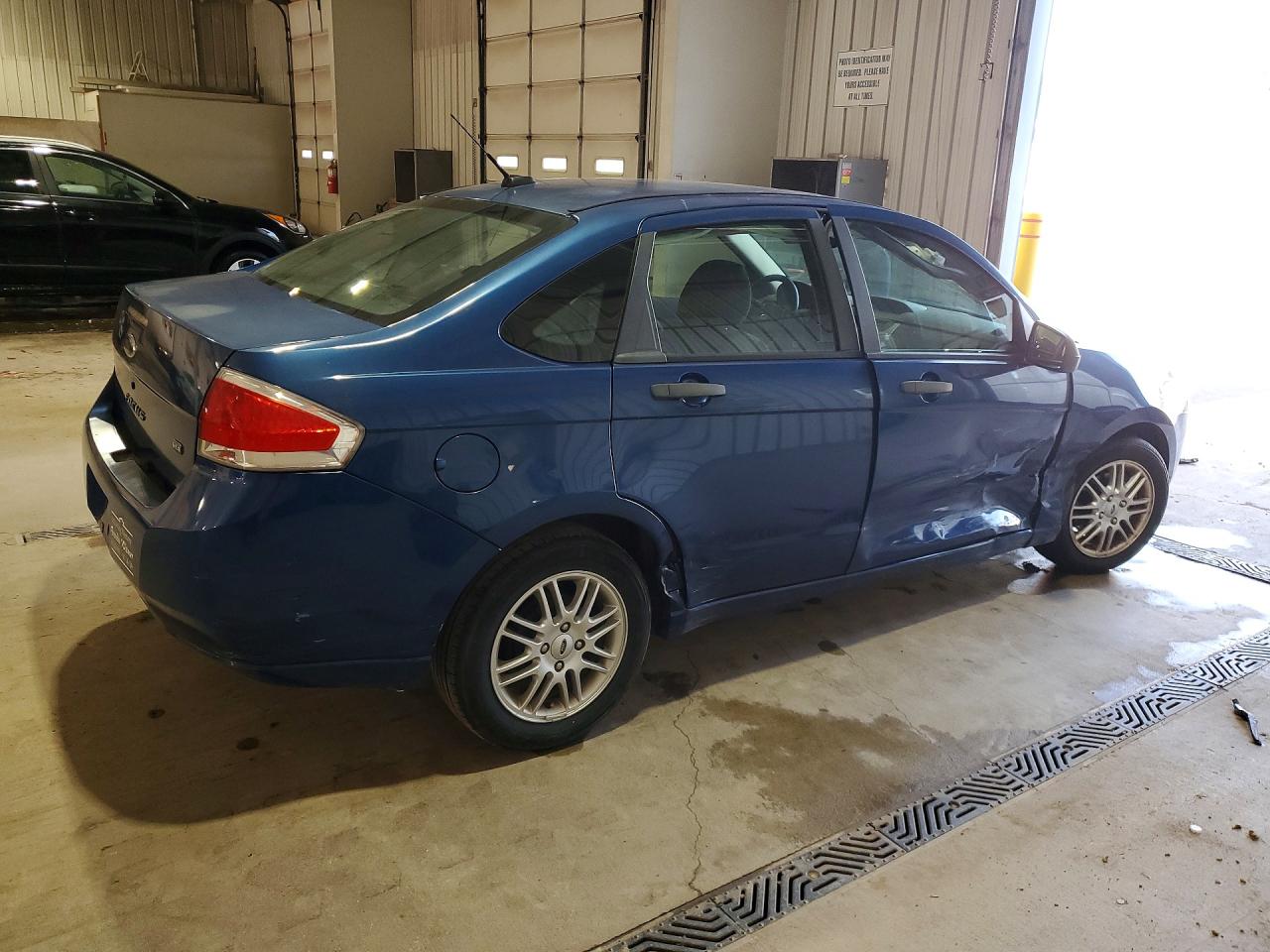 2009 Ford Focus Se Синий vin: 1FAHP35N49W123787