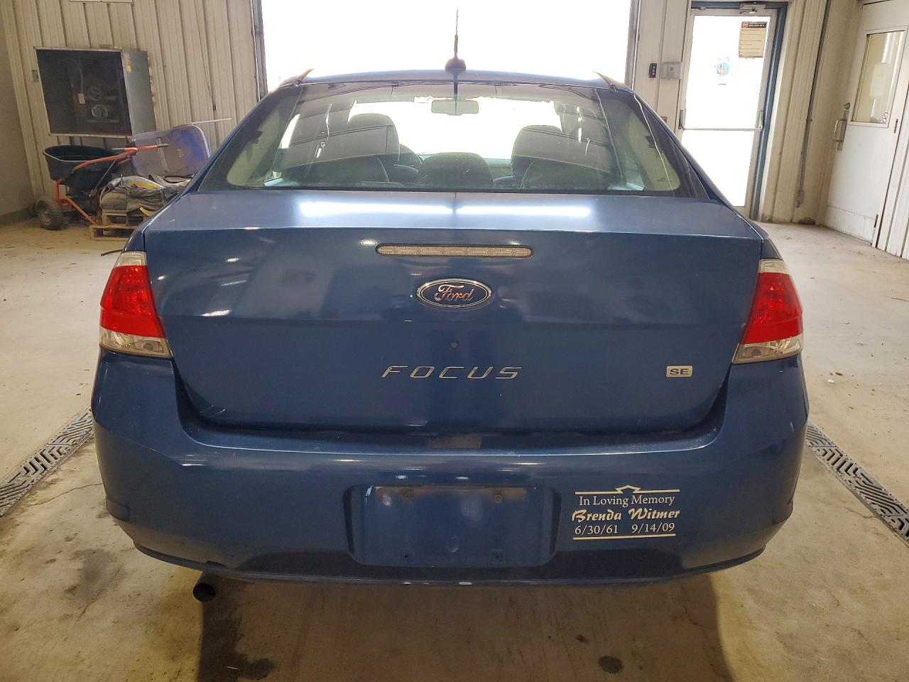 2009 Ford Focus Se Синий vin: 1FAHP35N49W123787