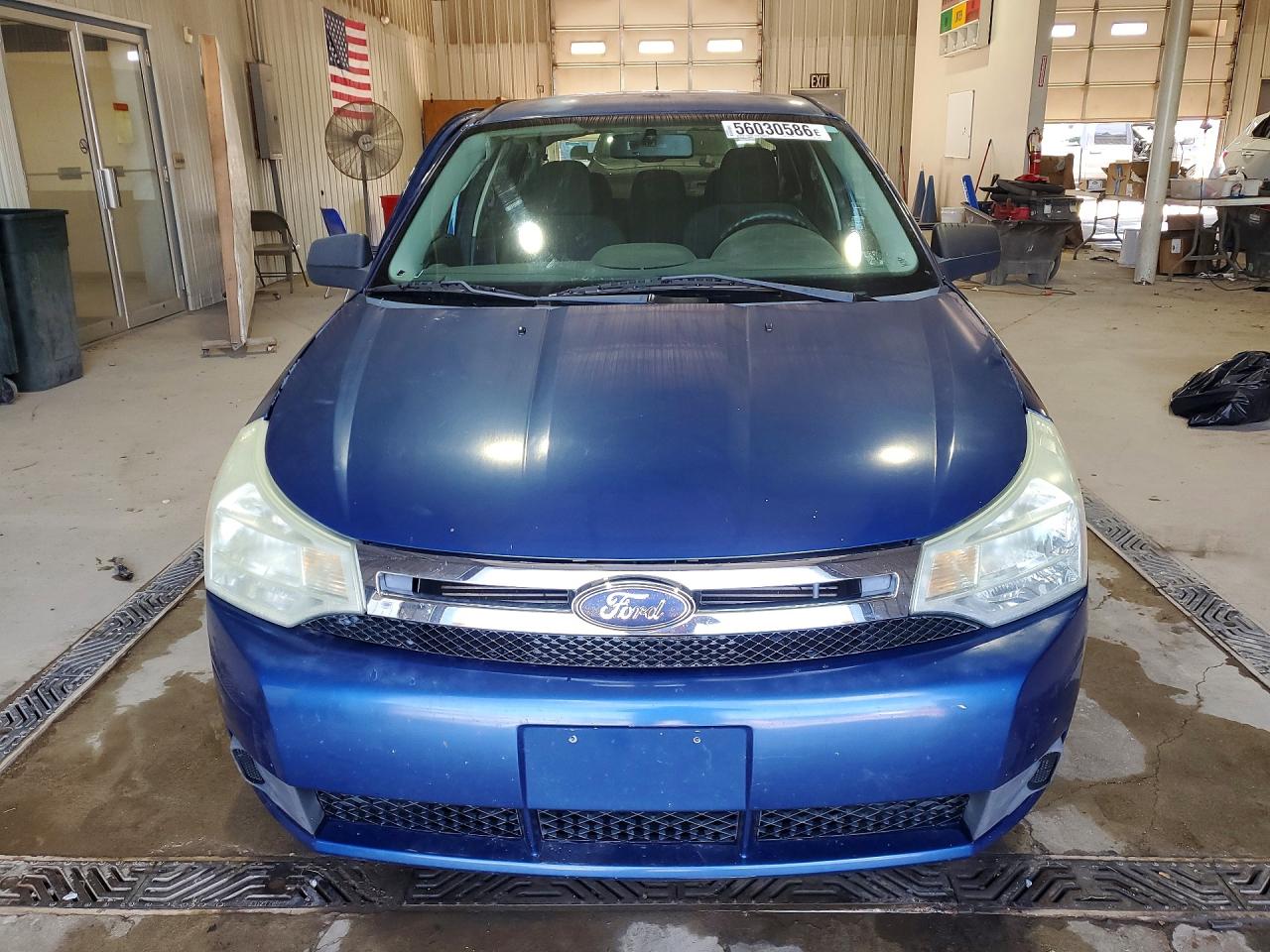 2009 Ford Focus Se Синий vin: 1FAHP35N49W123787
