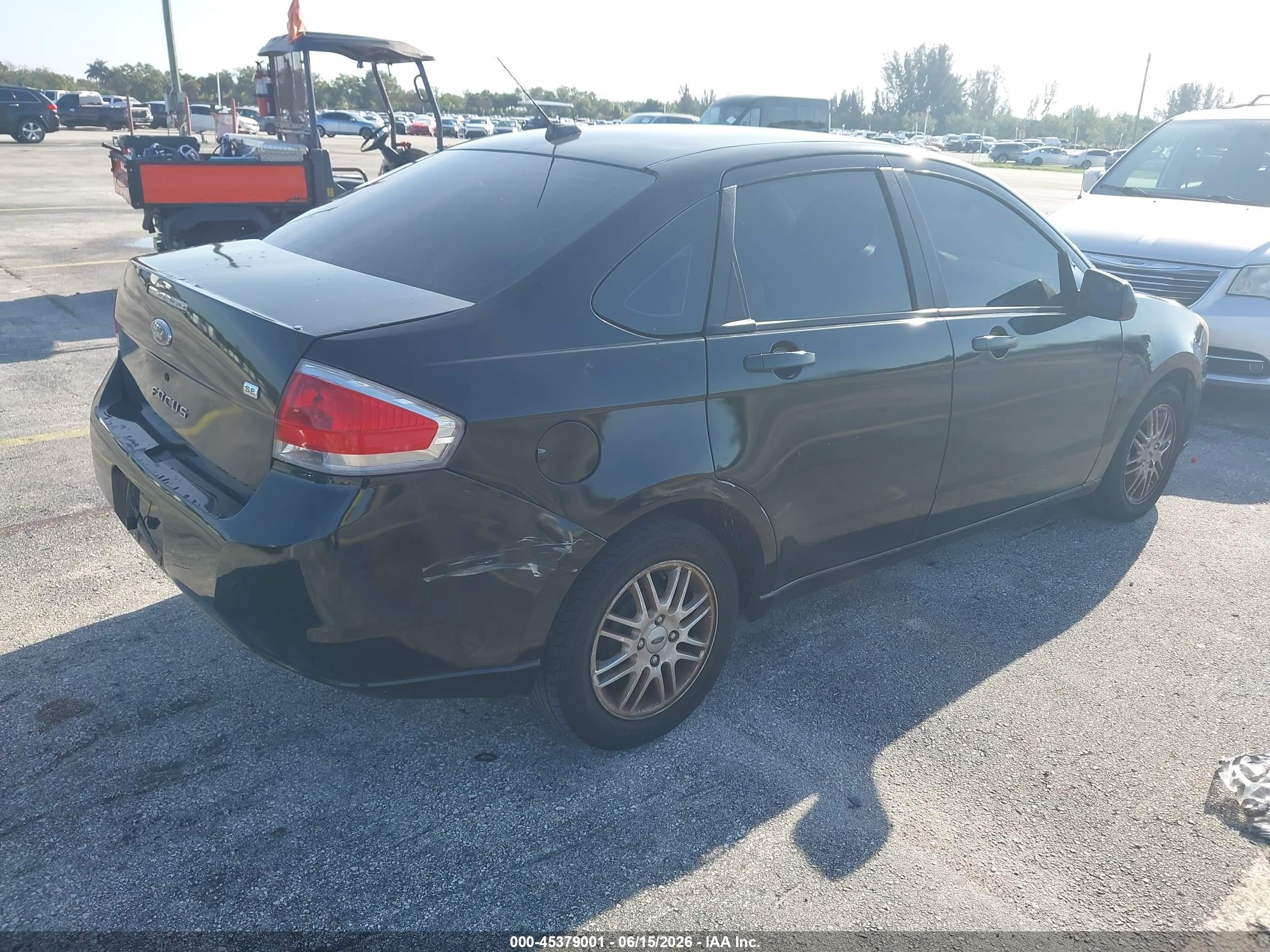 2009 Ford Focus Se Черный vin: 1FAHP35N49W138015