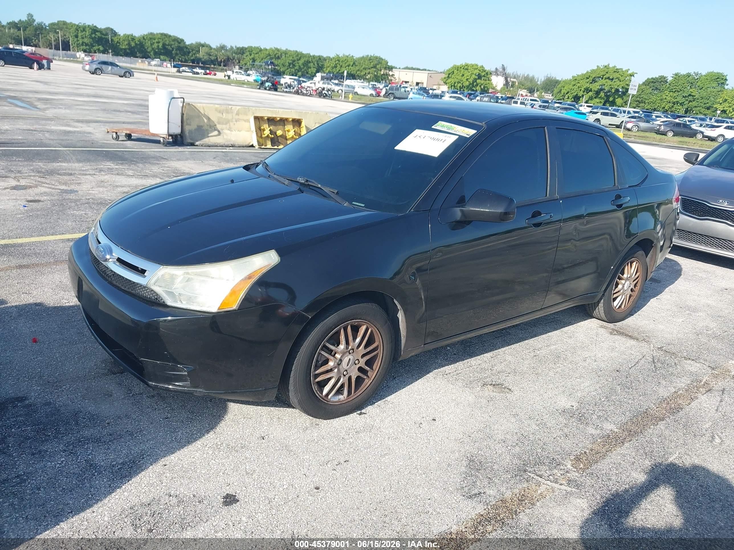 2009 Ford Focus Se Черный vin: 1FAHP35N49W138015