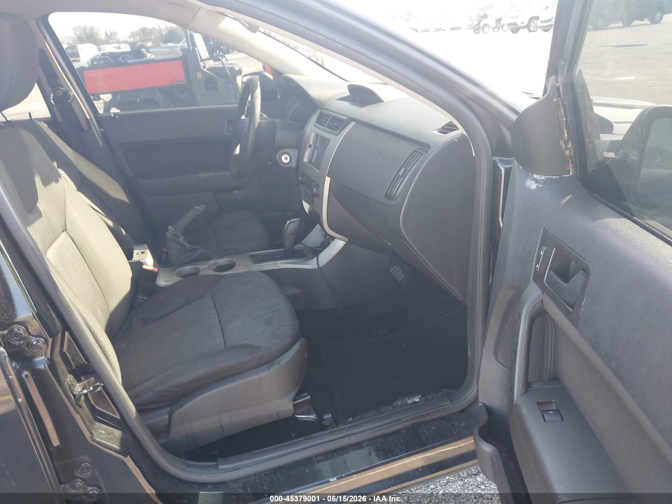 2009 Ford Focus Se Черный vin: 1FAHP35N49W138015
