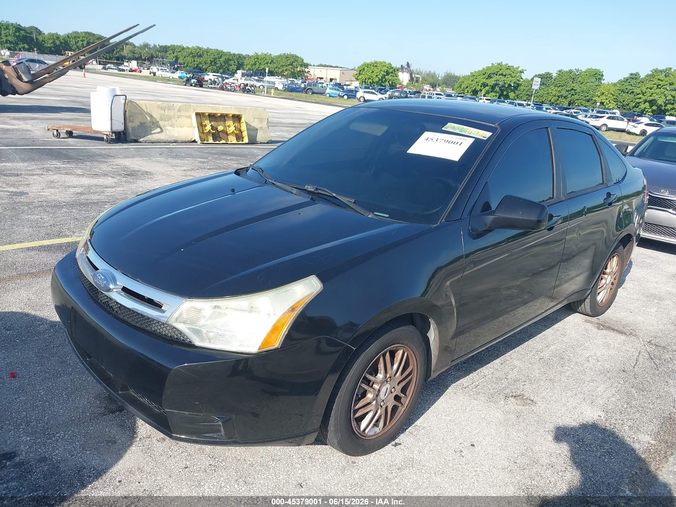 2009 Ford Focus Se Черный vin: 1FAHP35N49W138015