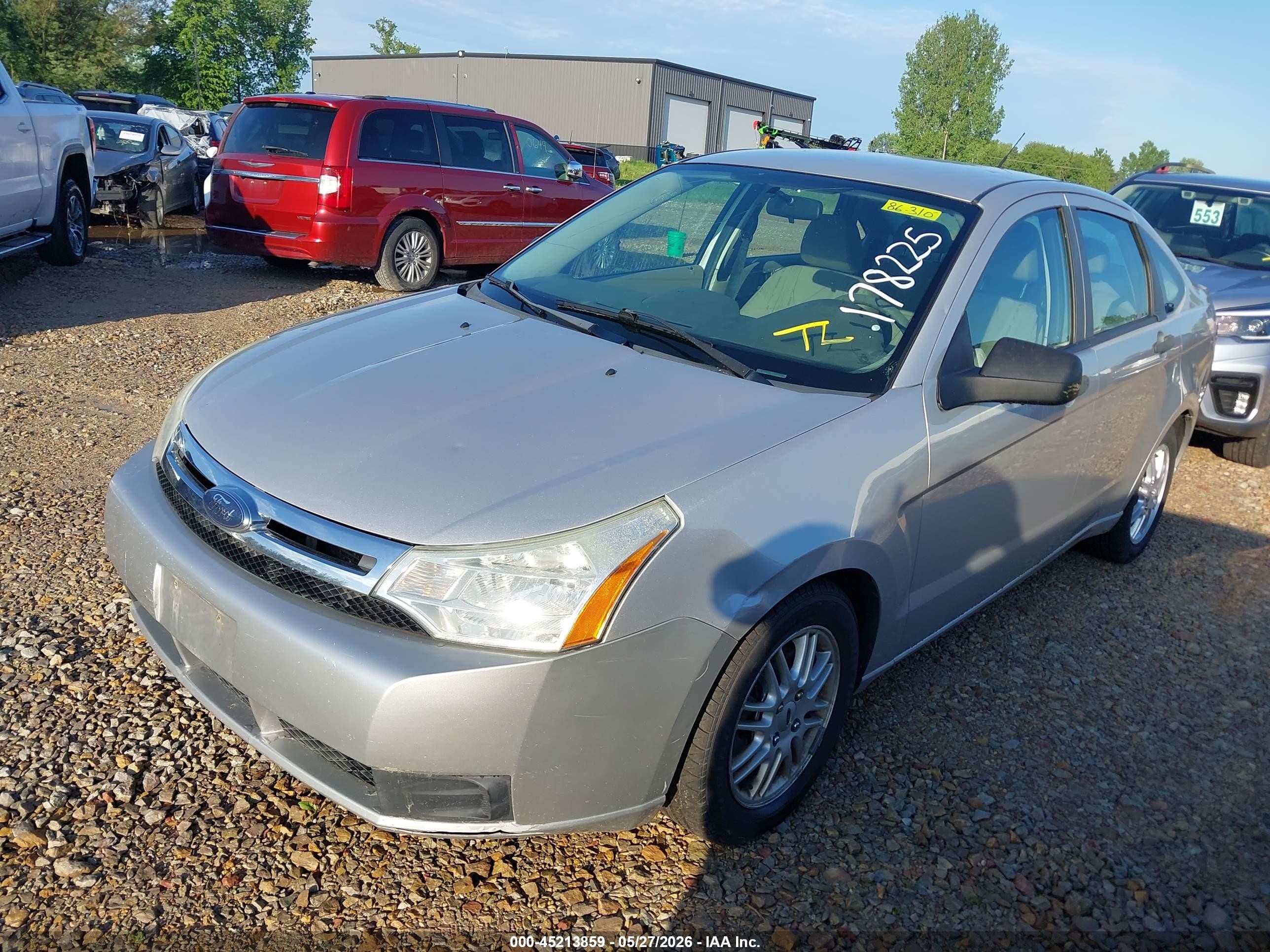 2009 Ford Focus Se Серебряный vin: 1FAHP35N49W138726