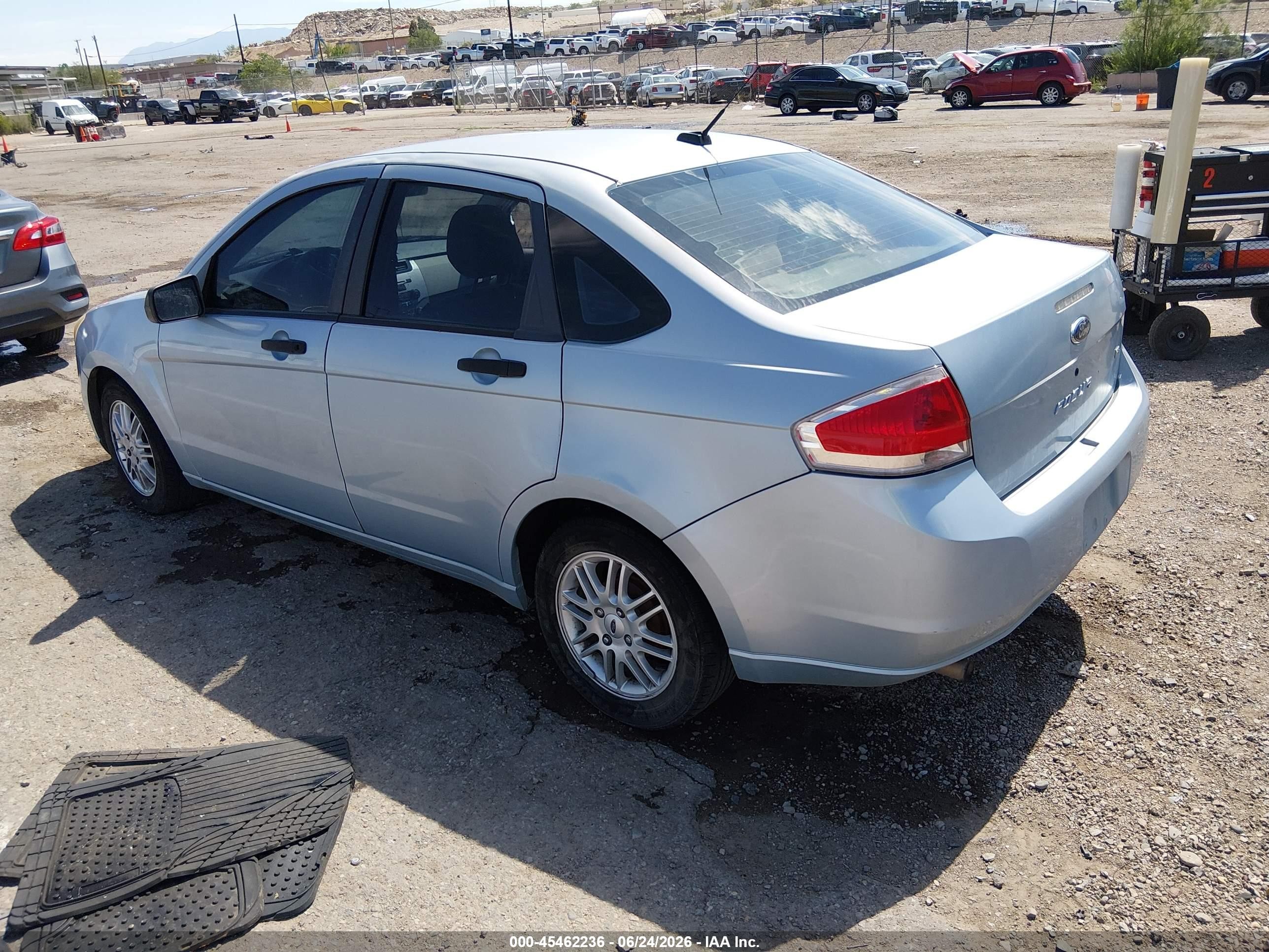 2009 Ford Focus Se Blue vin: 1FAHP35N49W149063