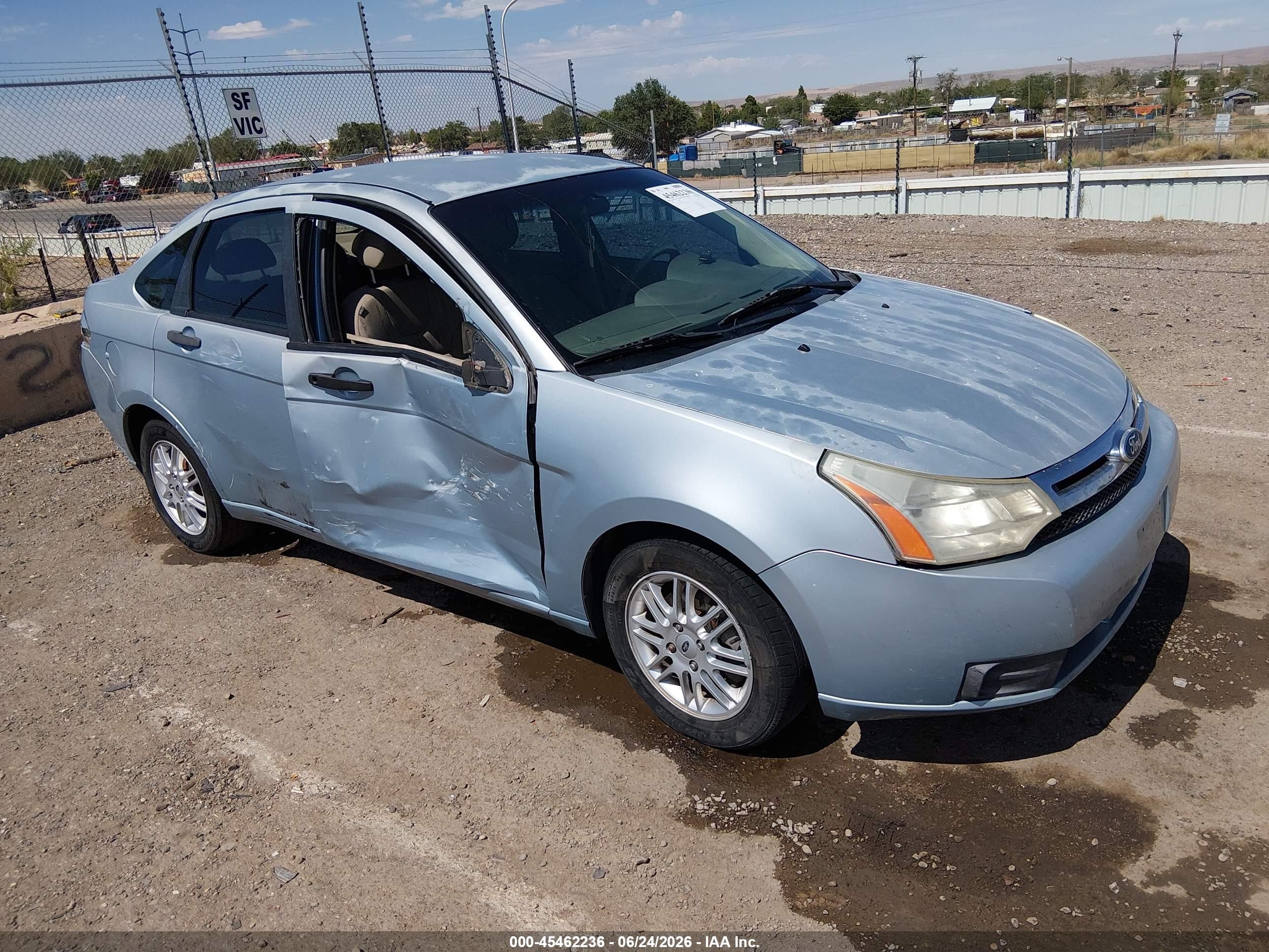 2009 Ford Focus Se Blue vin: 1FAHP35N49W149063