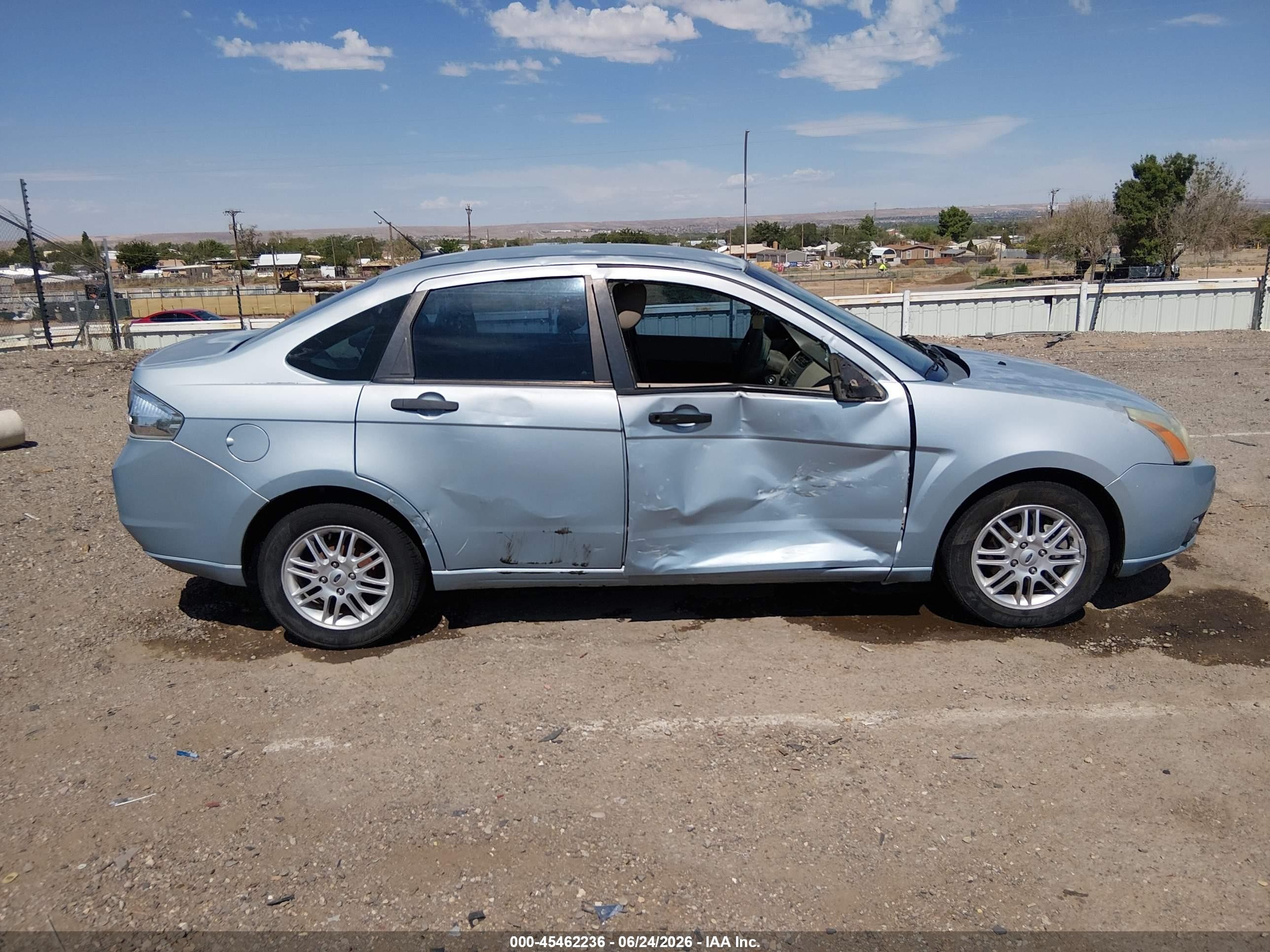 2009 Ford Focus Se Blue vin: 1FAHP35N49W149063