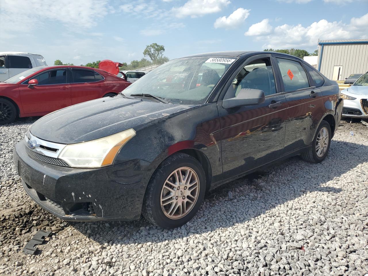 2009 Ford Focus Se Black vin: 1FAHP35N49W168941