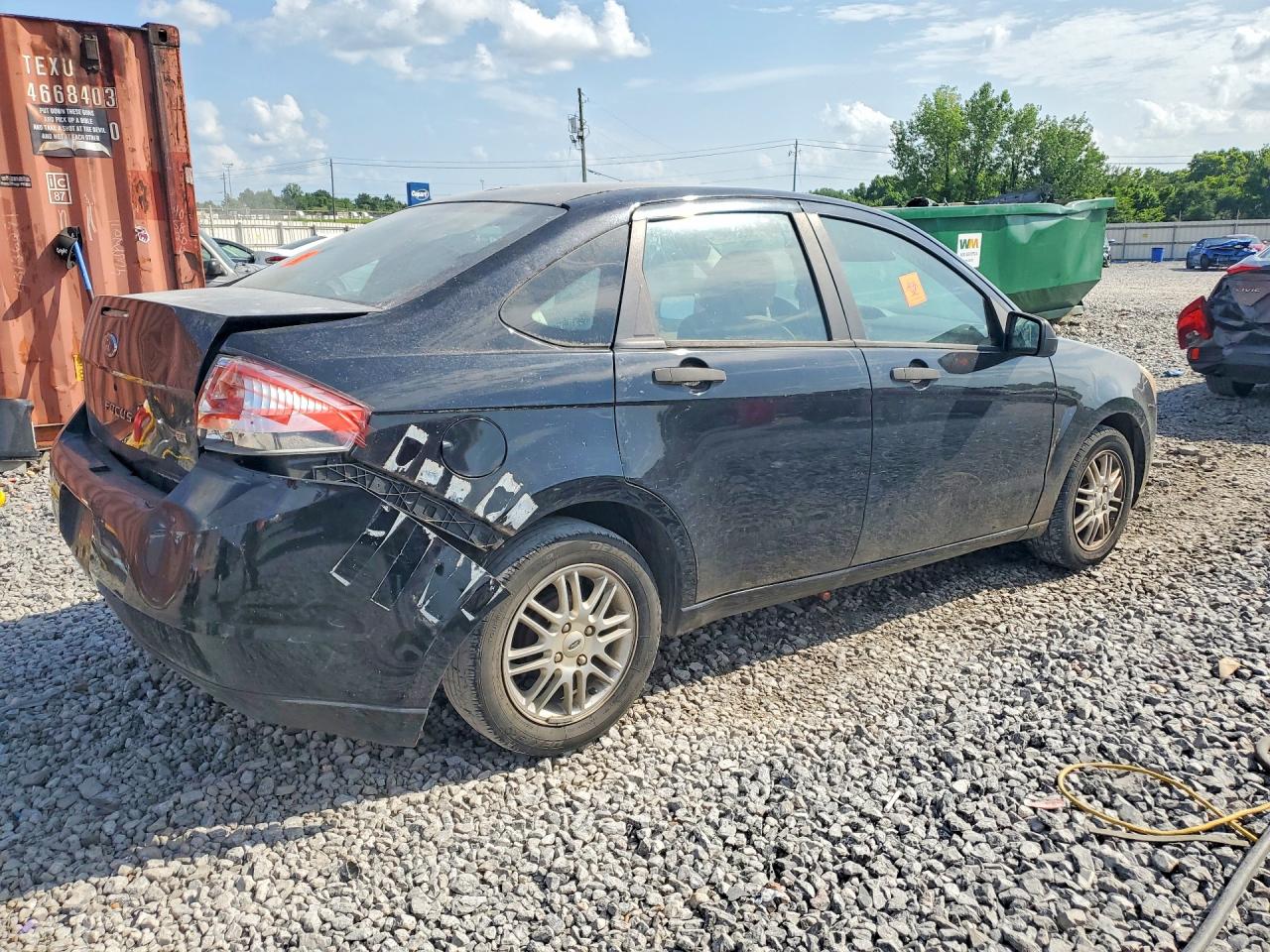 2009 Ford Focus Se Black vin: 1FAHP35N49W168941