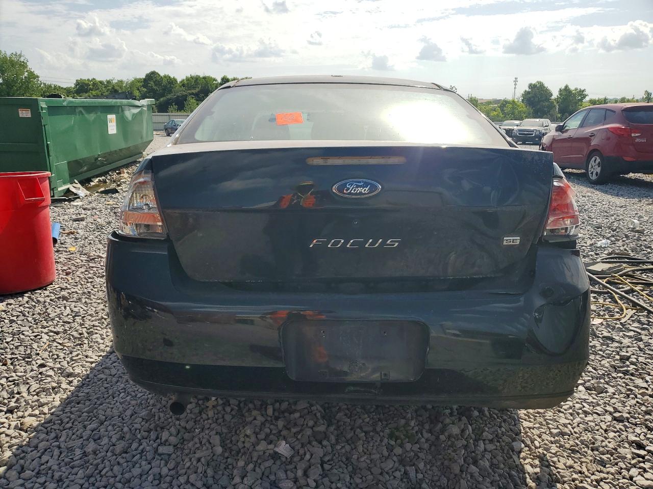 2009 Ford Focus Se Black vin: 1FAHP35N49W168941