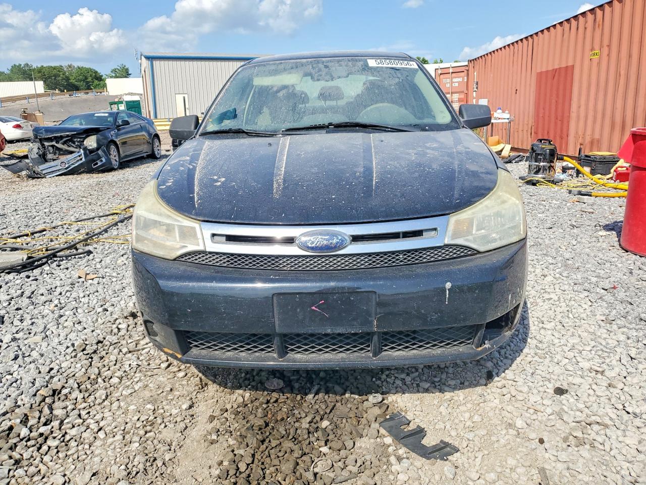 2009 Ford Focus Se Black vin: 1FAHP35N49W168941