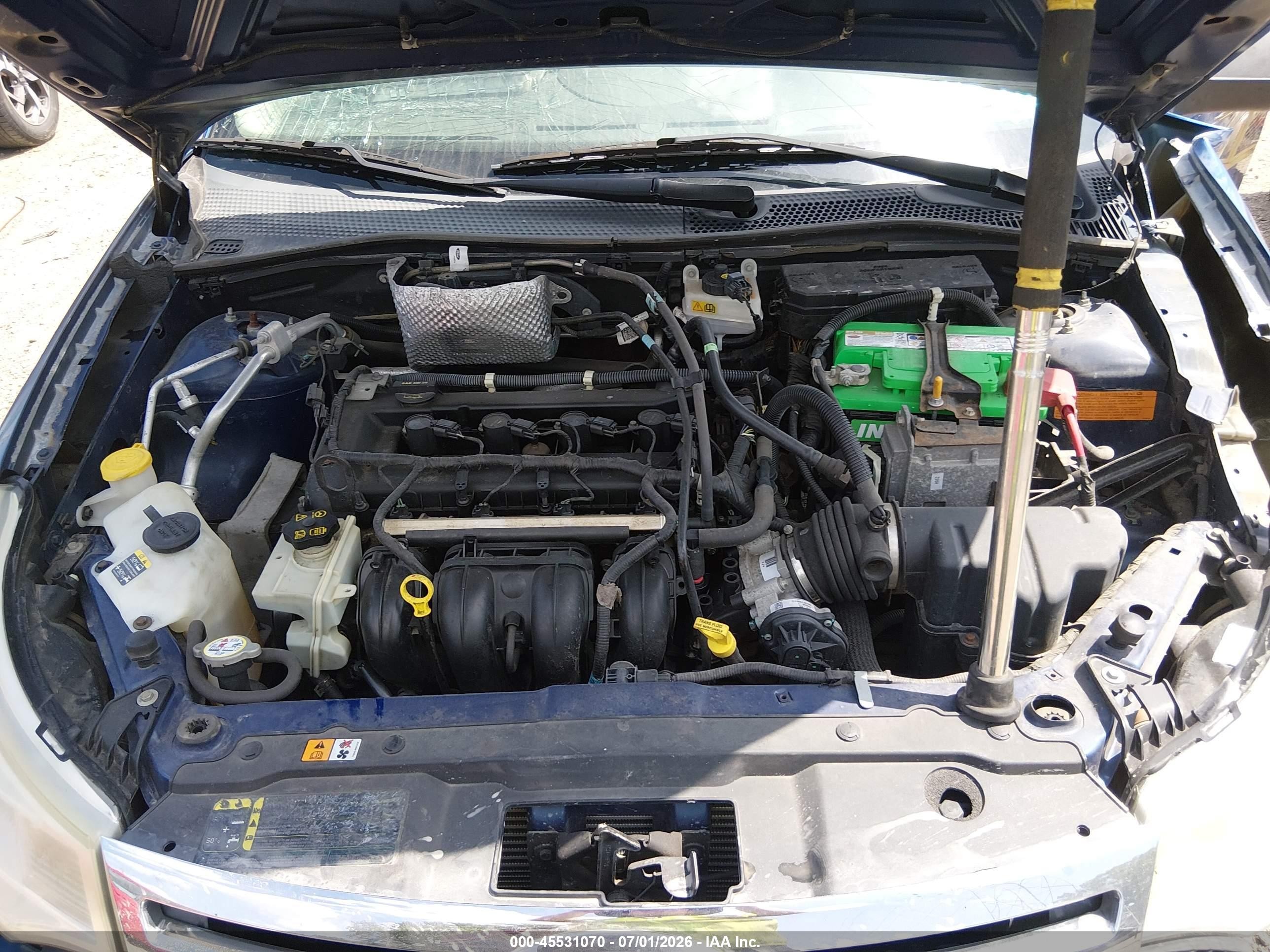2009 Ford Focus Se Синий vin: 1FAHP35N49W170852
