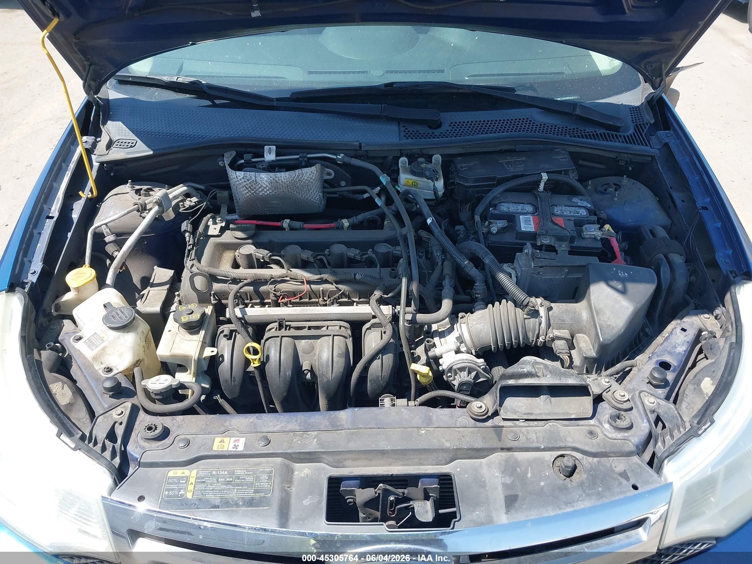 2009 Ford Focus Se Blue vin: 1FAHP35N49W176652