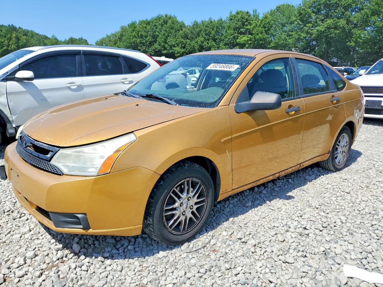 2009 Ford Focus Se Gold vin: 1FAHP35N49W229382