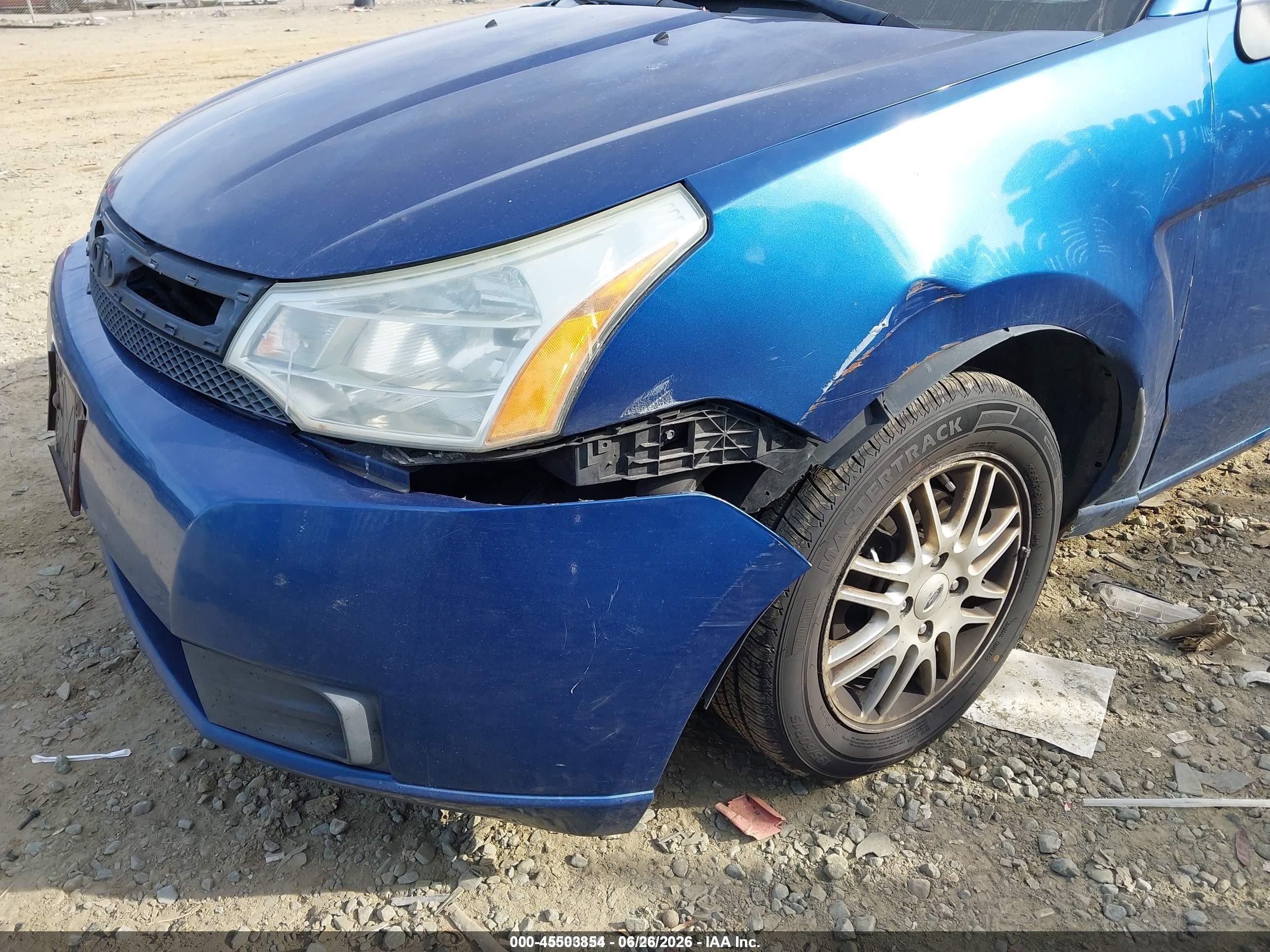 2009 Ford Focus Se Синий vin: 1FAHP35N49W235831