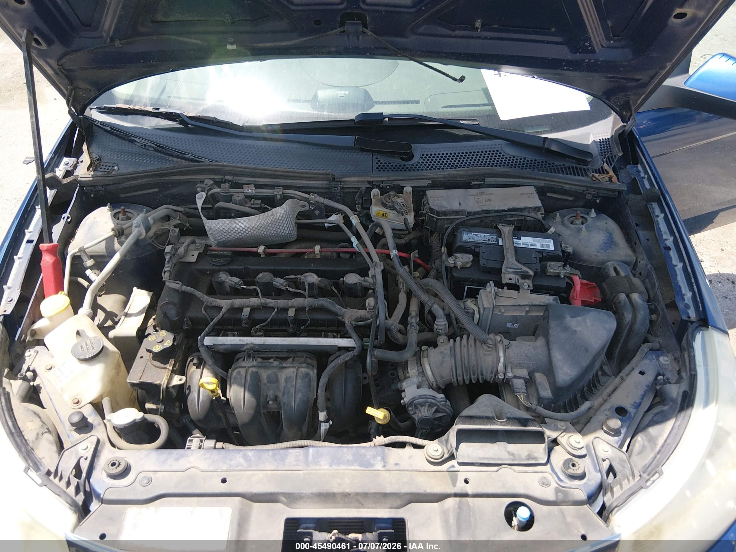 2008 Ford Focus Se/ses Blue vin: 1FAHP35N58W129841