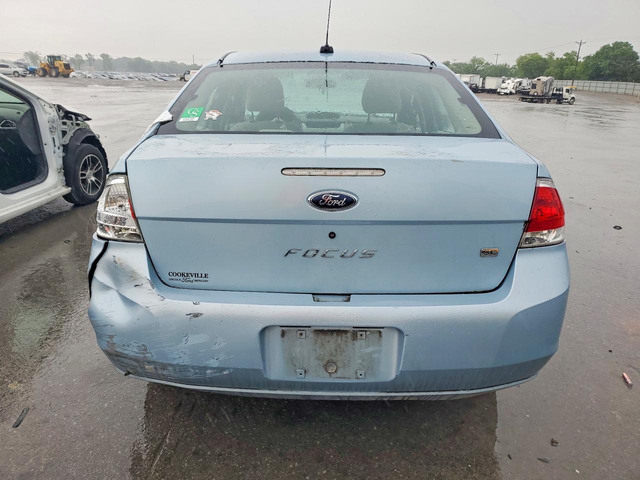 2008 Ford Focus Se Blue vin: 1FAHP35N58W141925