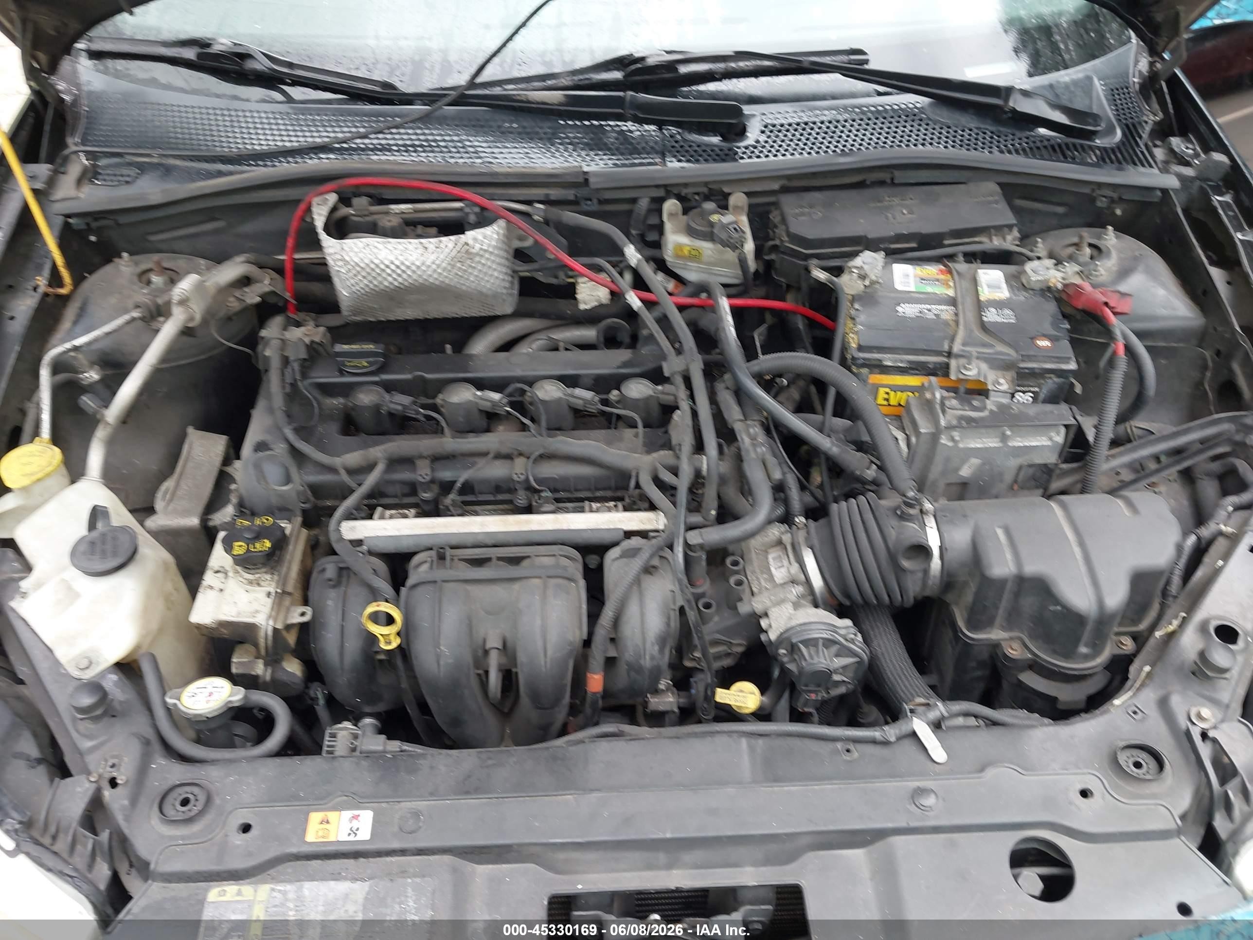 2008 Ford Focus Se/ses Black vin: 1FAHP35N58W169112