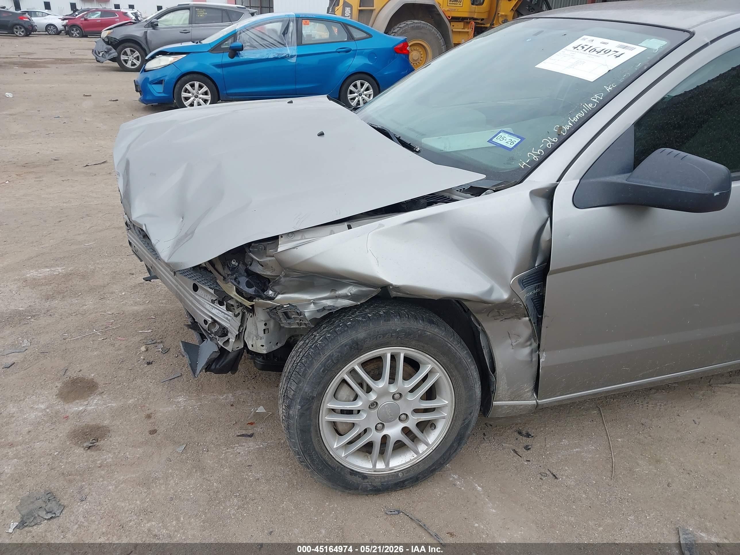 2008 Ford Focus Se/ses Tan vin: 1FAHP35N58W170969
