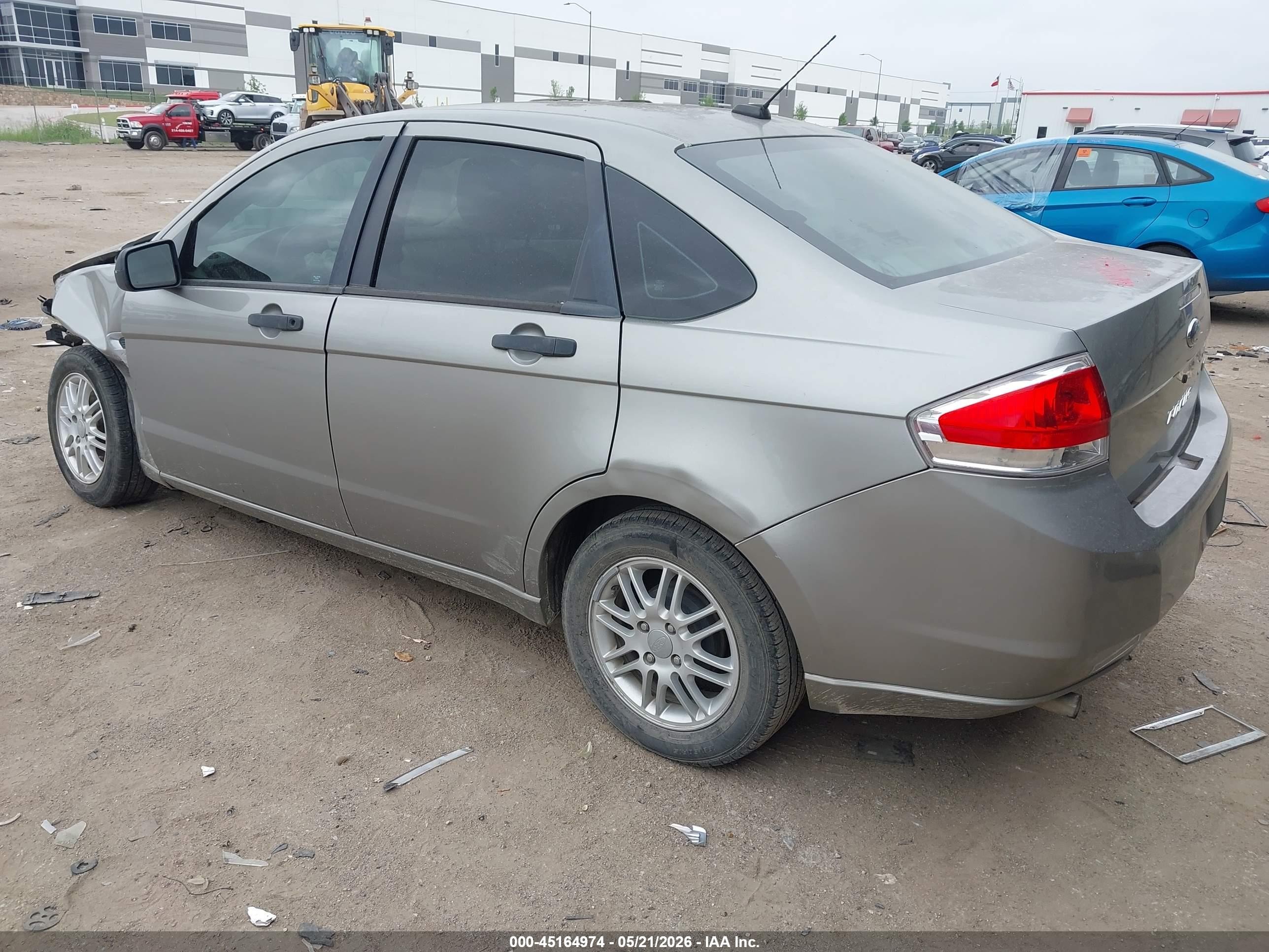 2008 Ford Focus Se/ses Tan vin: 1FAHP35N58W170969