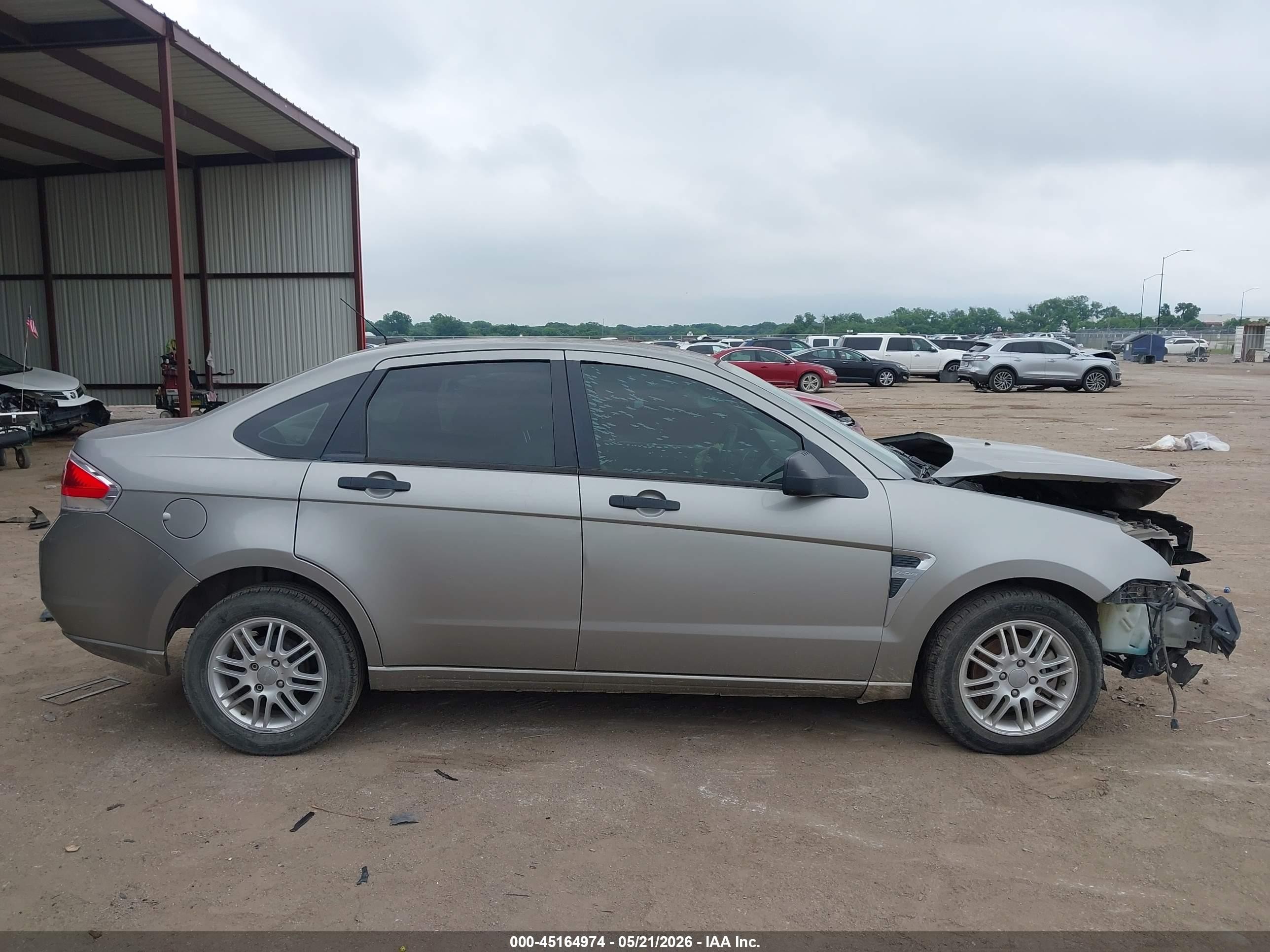 2008 Ford Focus Se/ses Tan vin: 1FAHP35N58W170969