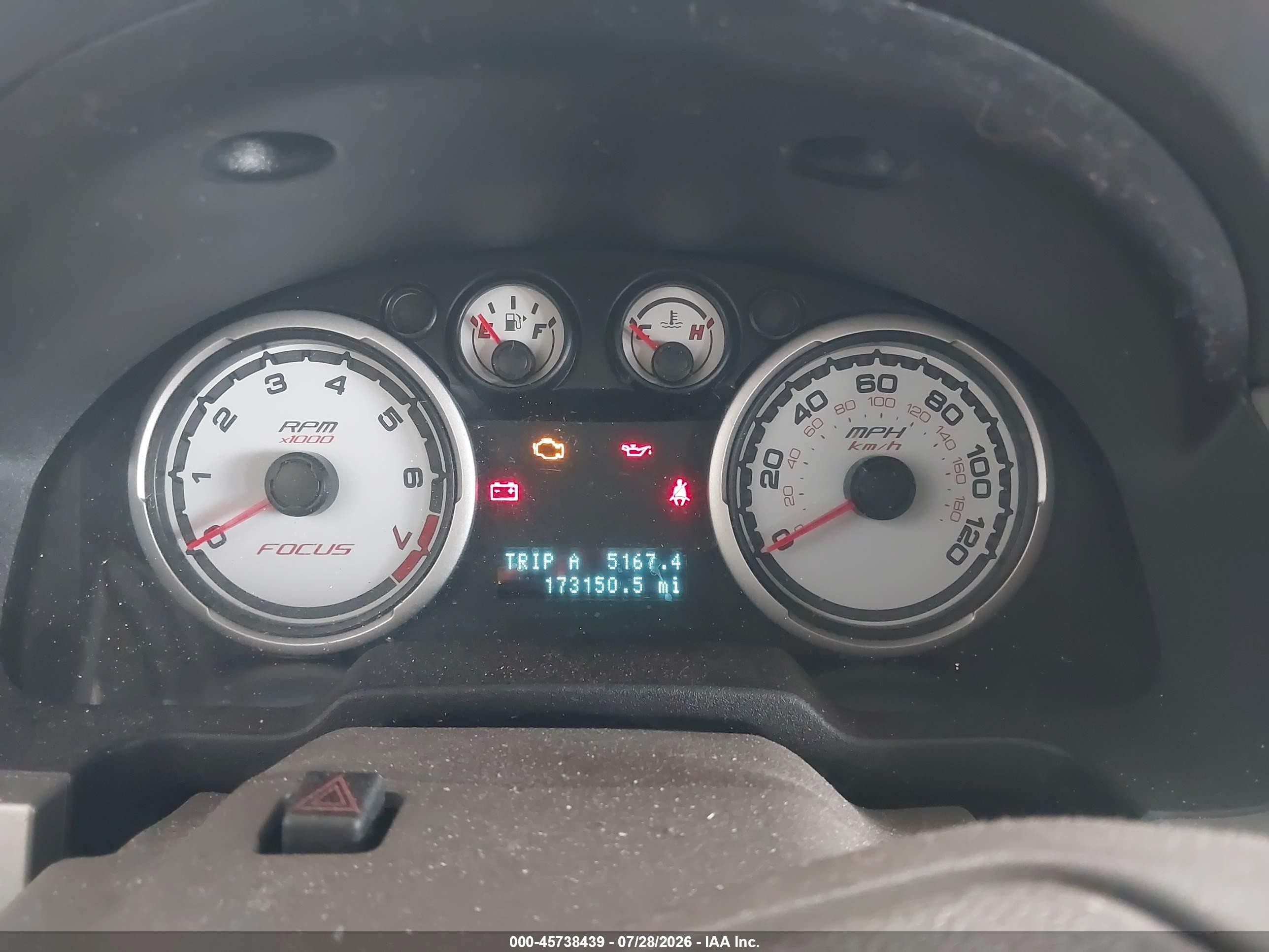 2008 Ford Focus Se/ses White vin: 1FAHP35N58W185231