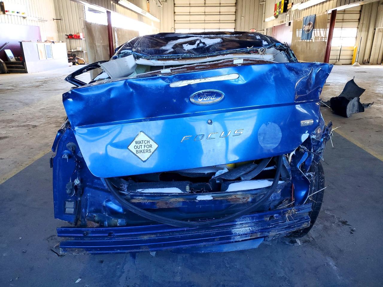 2008 Ford Focus Se Синий vin: 1FAHP35N58W220012