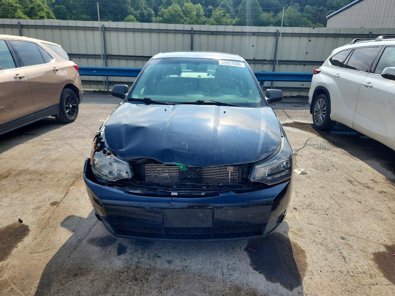 2008 Ford Focus Se Black vin: 1FAHP35N58W220849