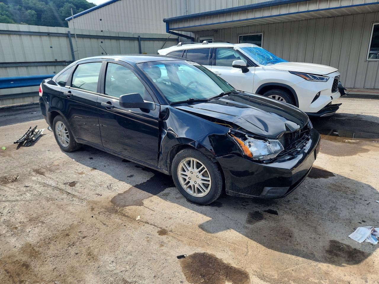 2008 Ford Focus Se Black vin: 1FAHP35N58W220849