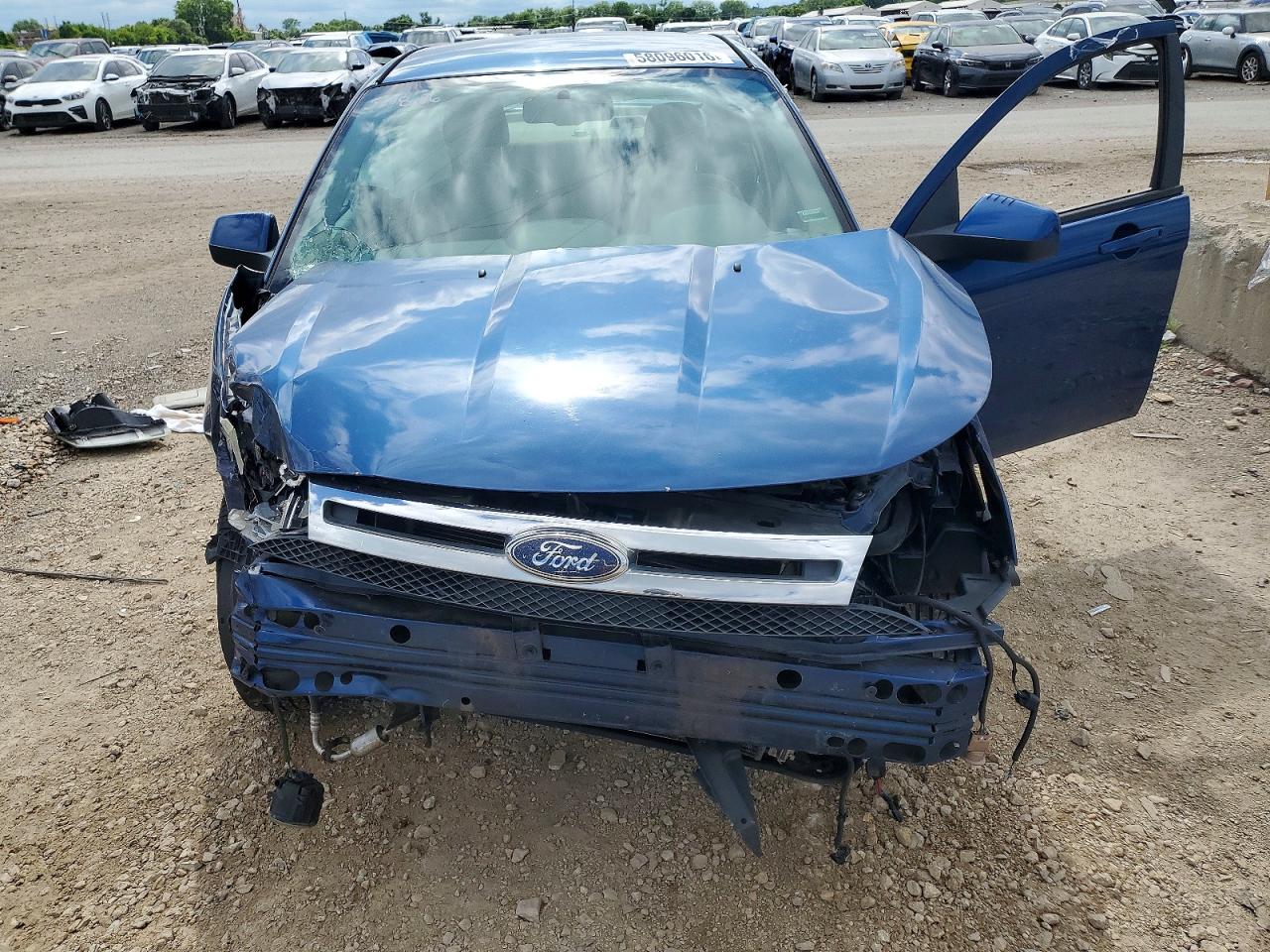 2008 Ford Focus Se Blue vin: 1FAHP35N58W242947