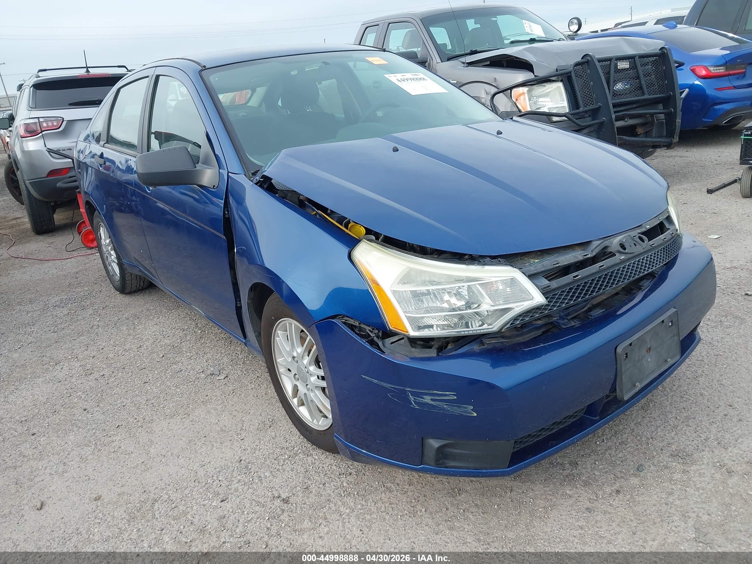 2008 Ford Focus Se/ses Blue vin: 1FAHP35N58W294174