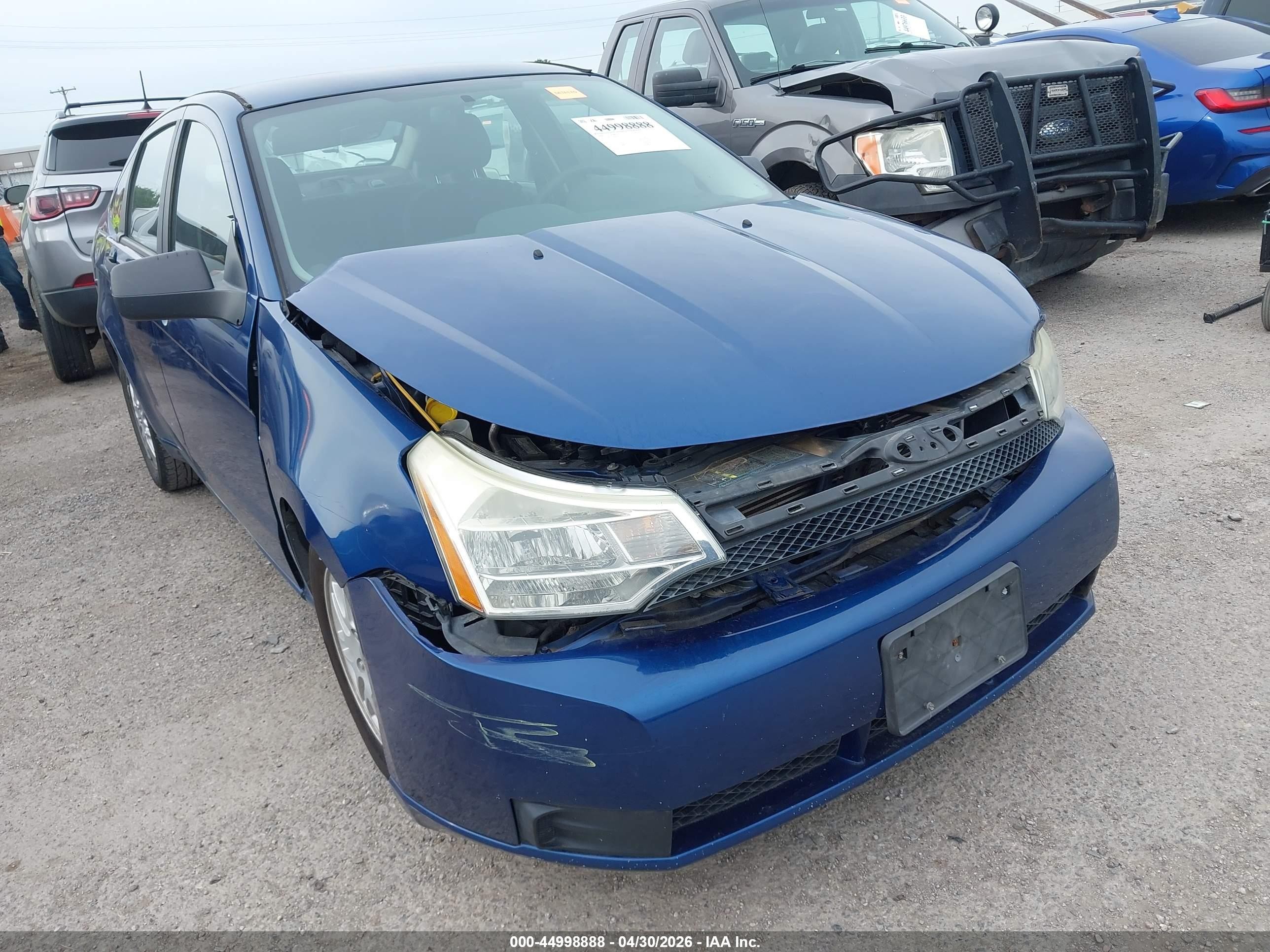 2008 Ford Focus Se/ses Blue vin: 1FAHP35N58W294174