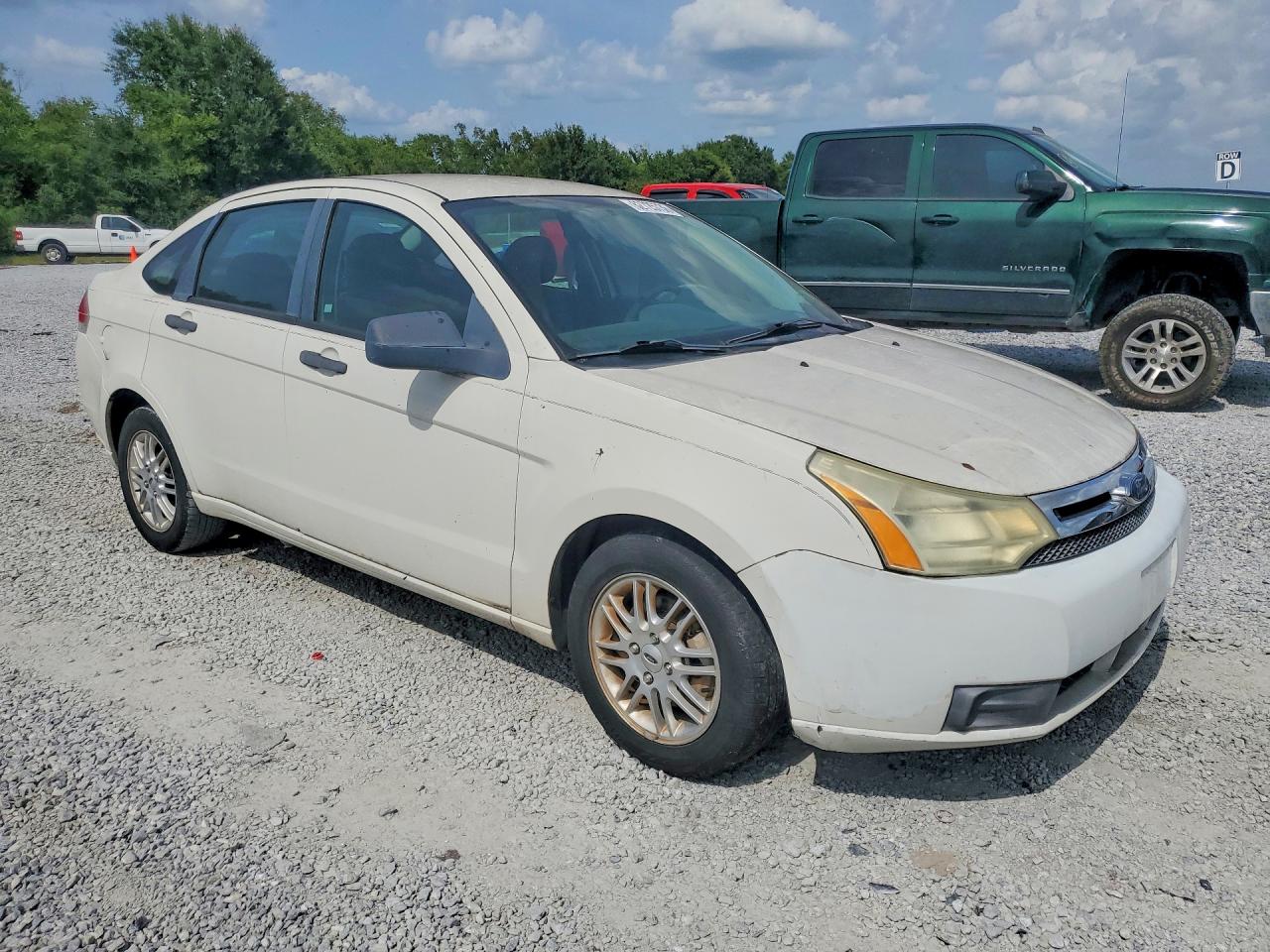 2009 Ford Focus Se Белый vin: 1FAHP35N59W167460